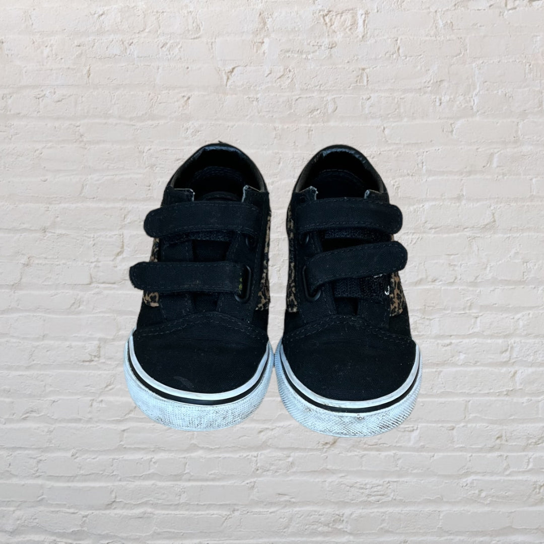 Vans Leopard Stripe Velcro Sneakers (8)