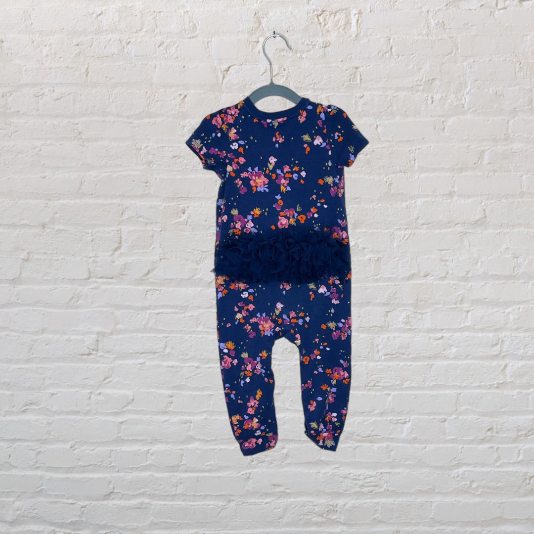 Cat & Jack Floral Ruffle Romper (18M)
