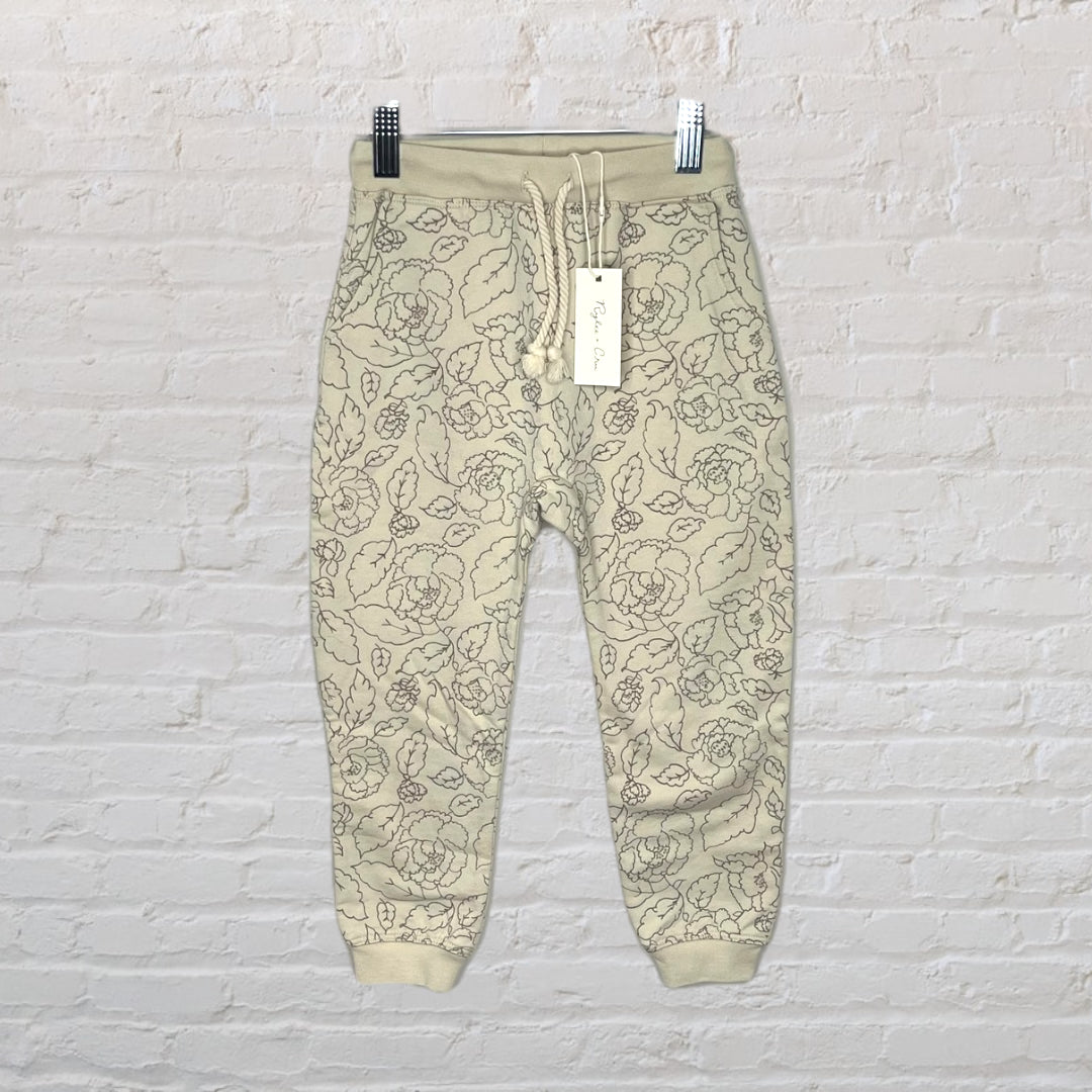 Rylee + Cru Floral Outline Joggers (4-5)