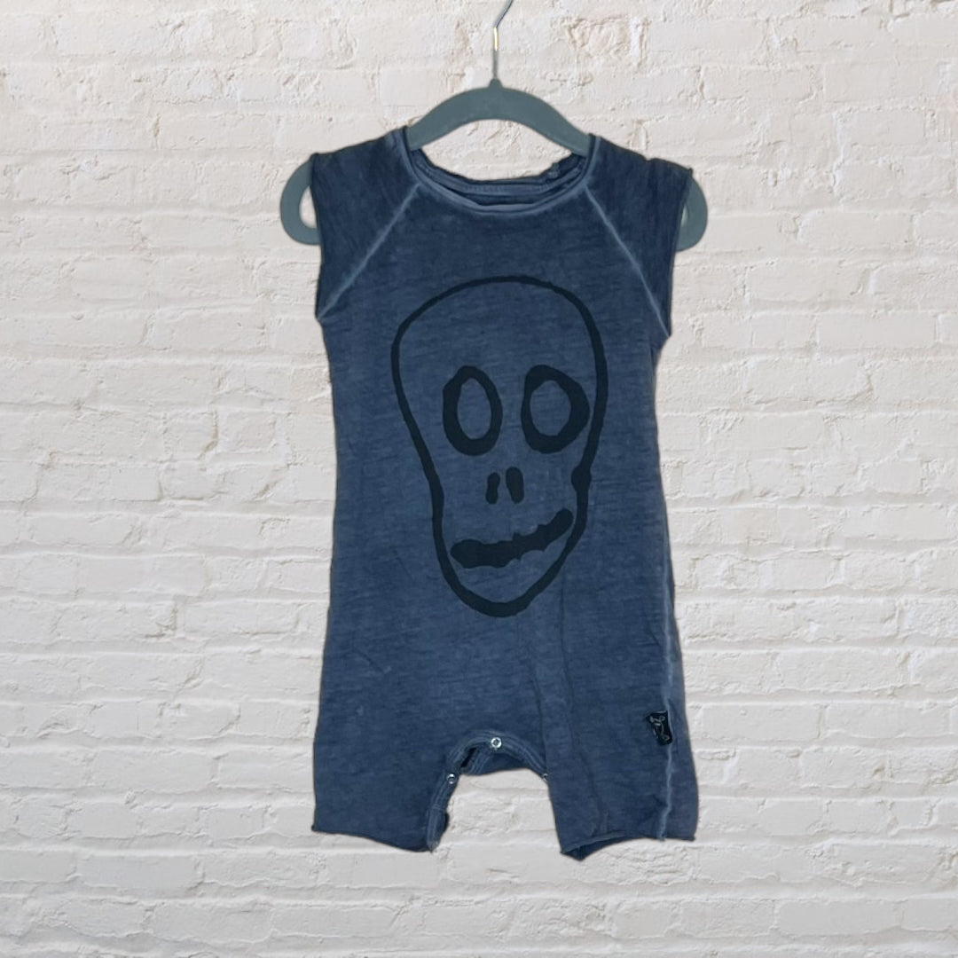 Nununu Skull Tank Romper (18-24)