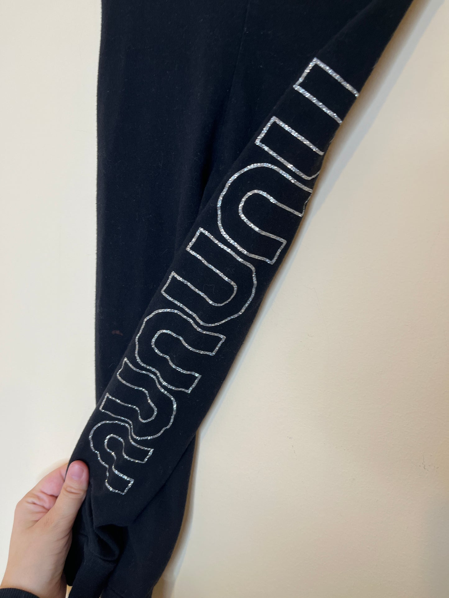 Nununu Branded Glitter Leggings (4T)