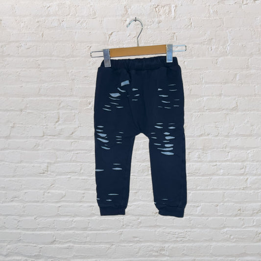 Owl Baby Distressed Lined Joggers - 3T