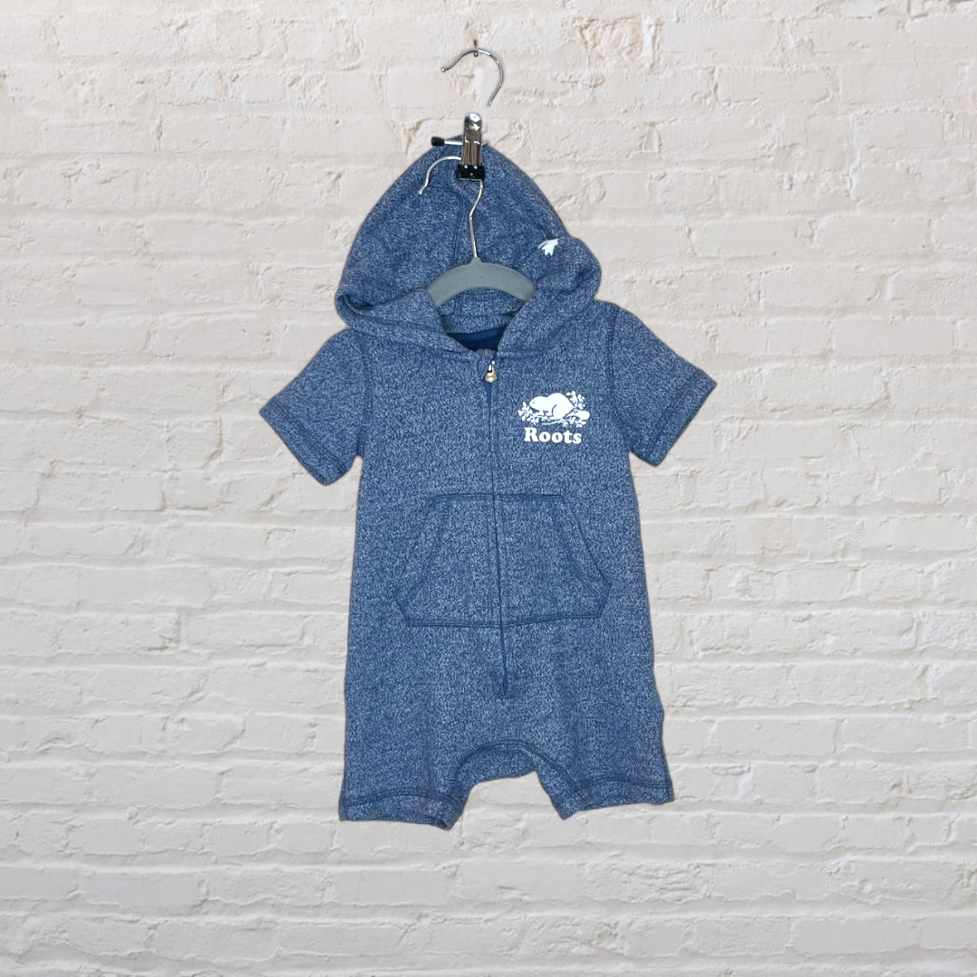Roots Shortie Zip Romper - 12-18