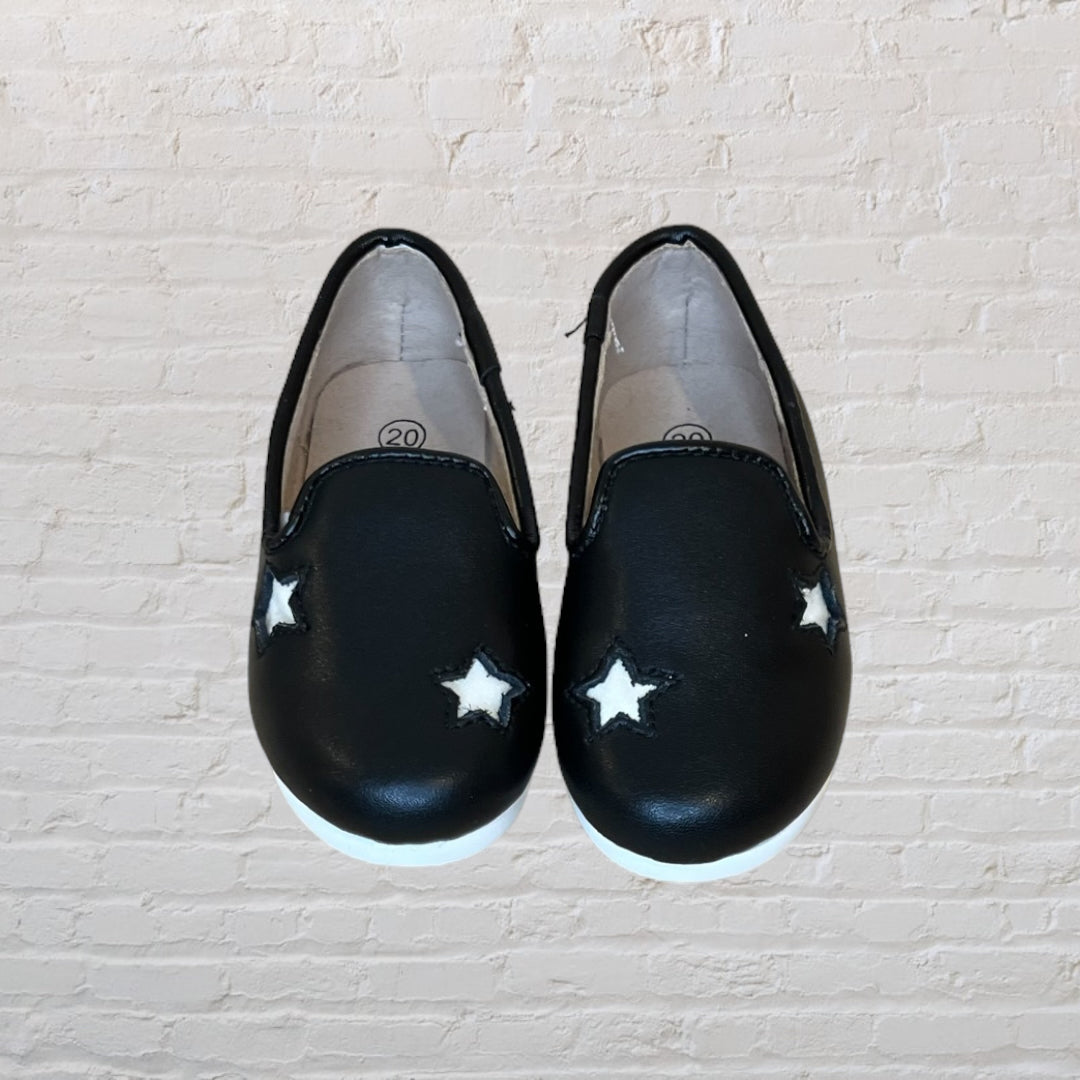 NEW! Zeebra Leather Star Loafers (5)