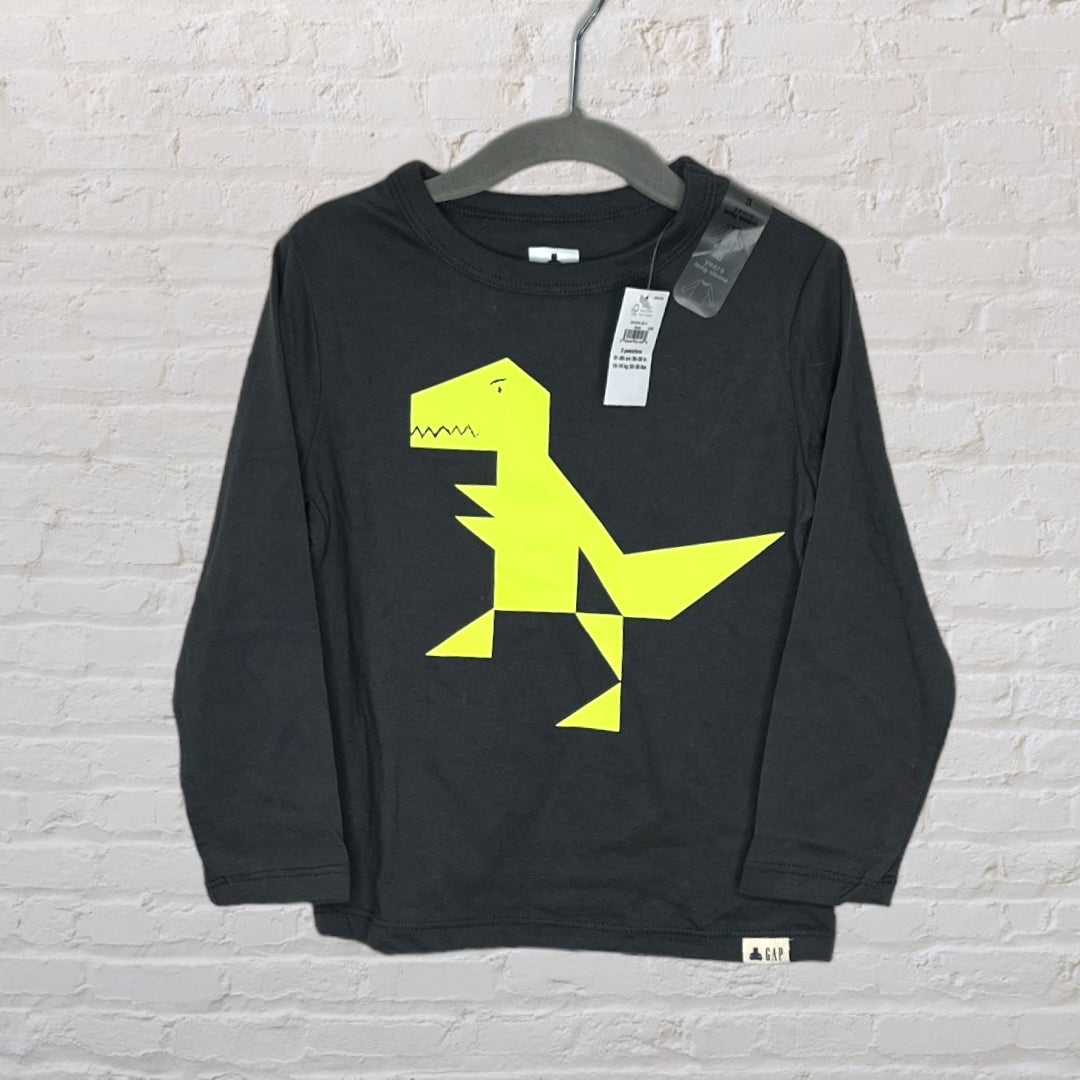 Gap Geo Dino Long-Sleeve (3T)