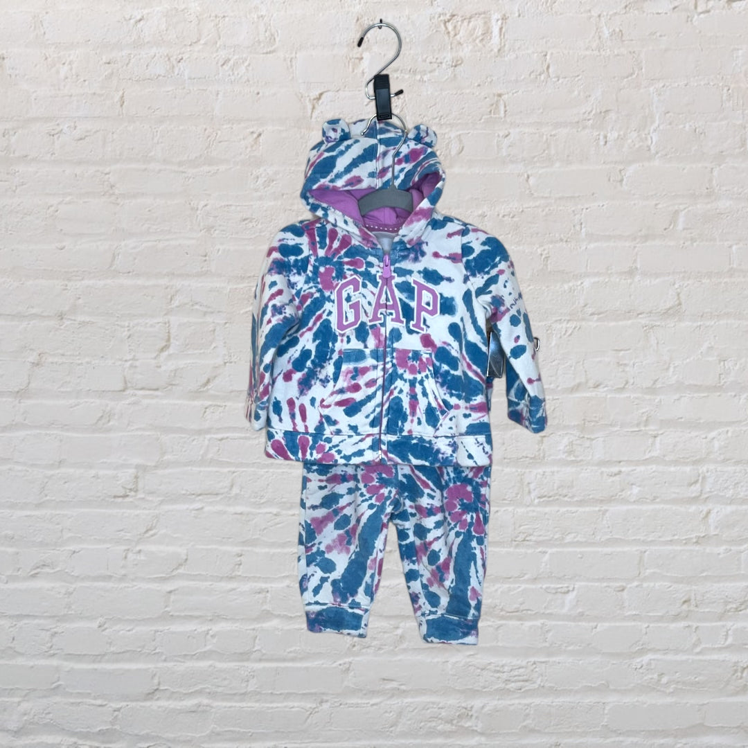 Gap Branded Tie-Dye Jogger Set - 6-12