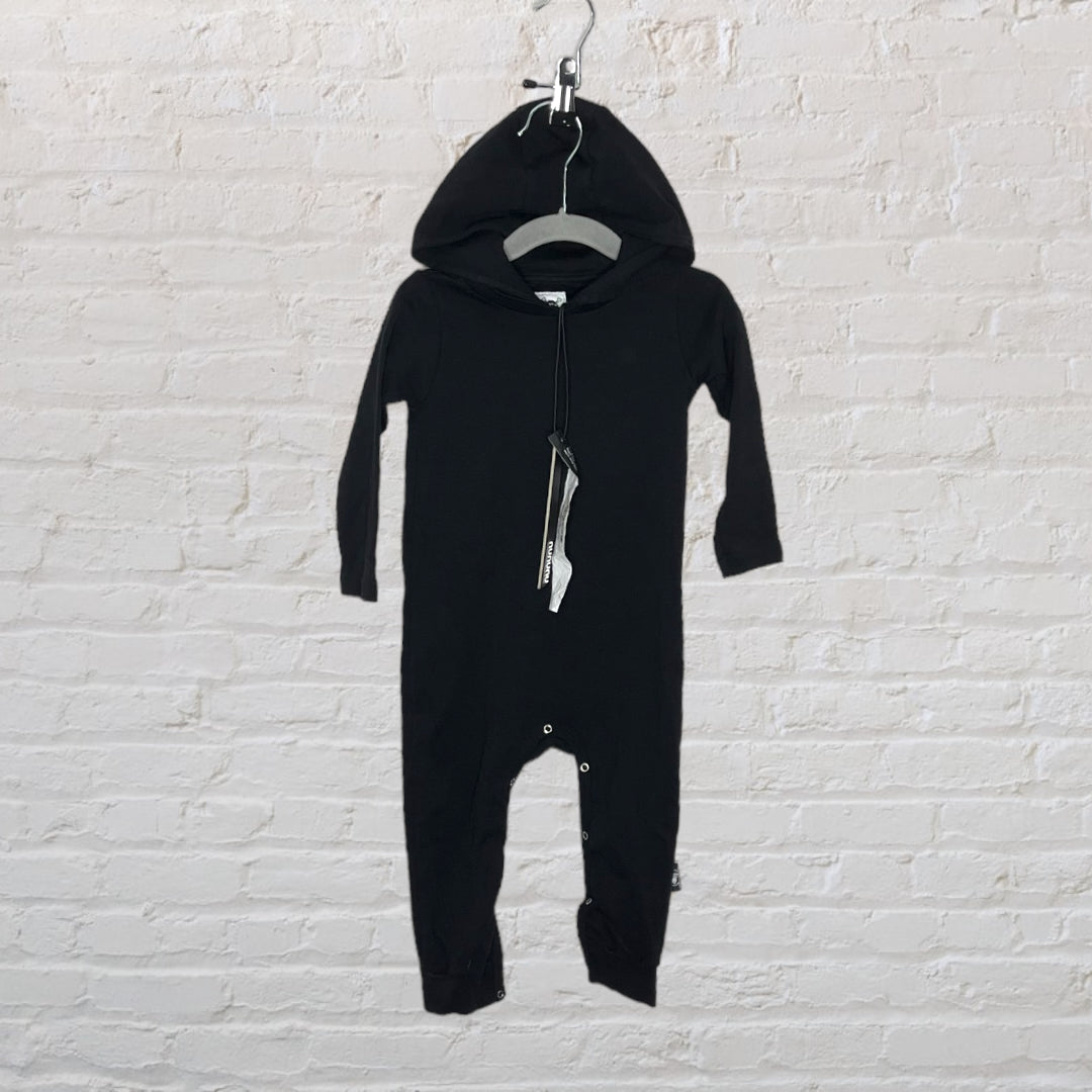 NEW! Nununu 'Say What?' Hooded Romper (18-24)