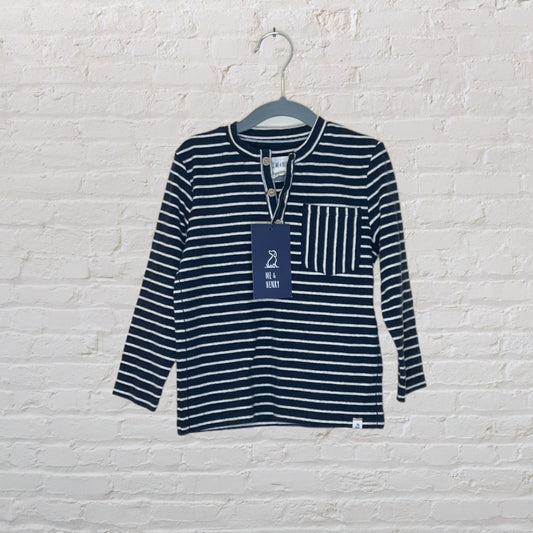 Me & Henry Striped Pocket Long-Sleeve - 3T