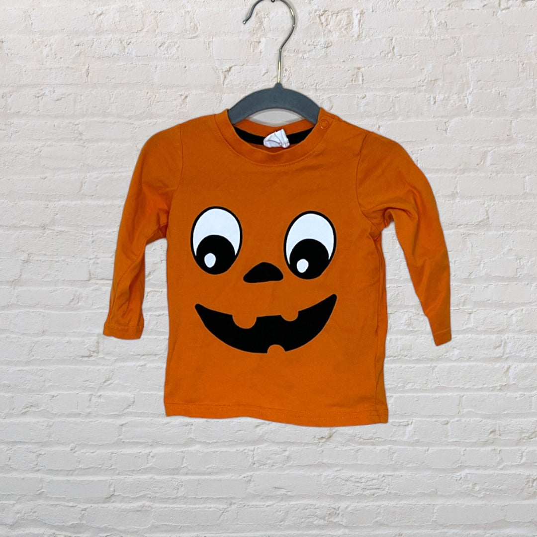 H&M Jack-O-Lantern Long-Sleeve (6M)
