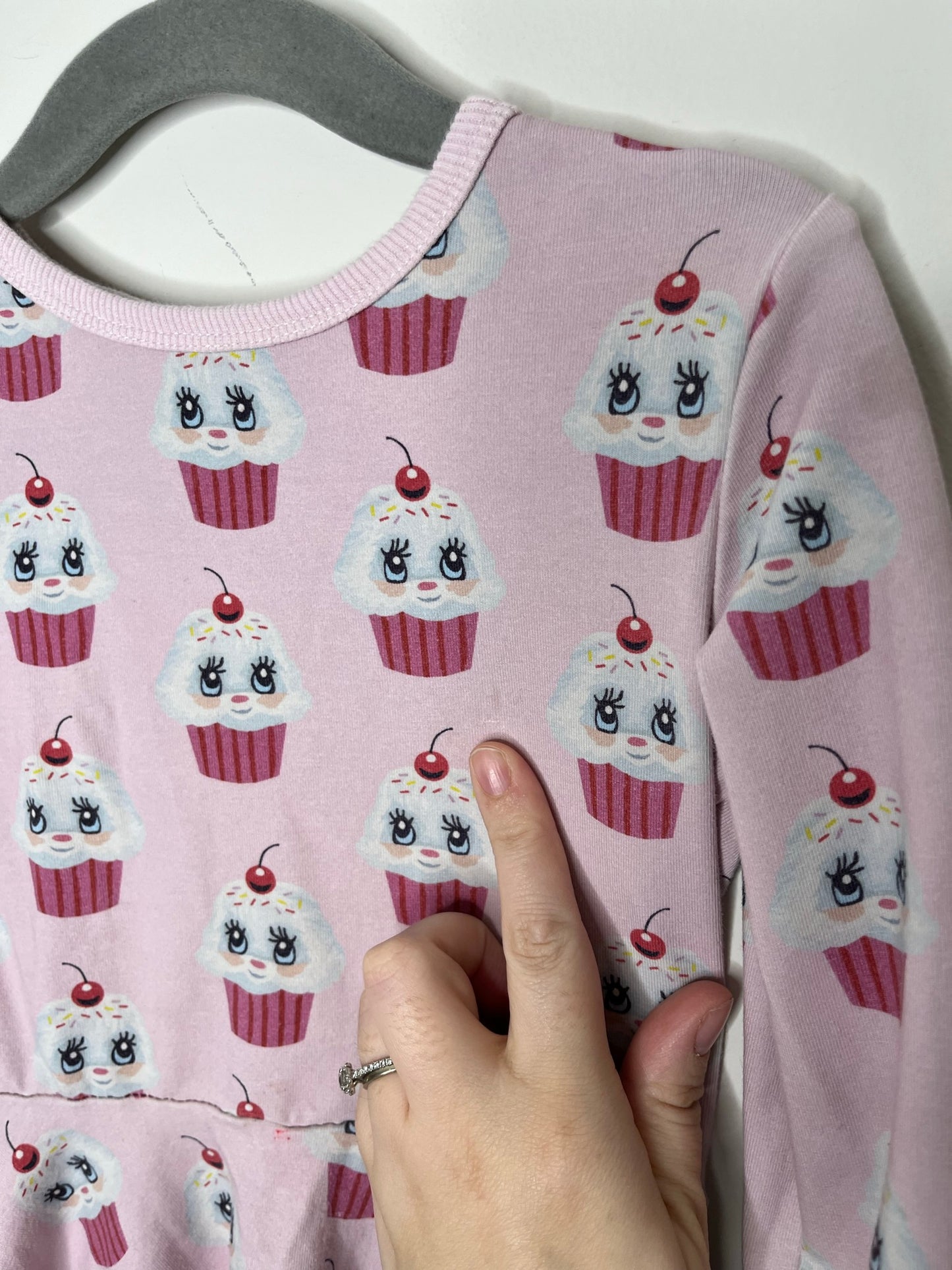 Rock Your Kid Cupcake Print Twirl Dress (4T)
