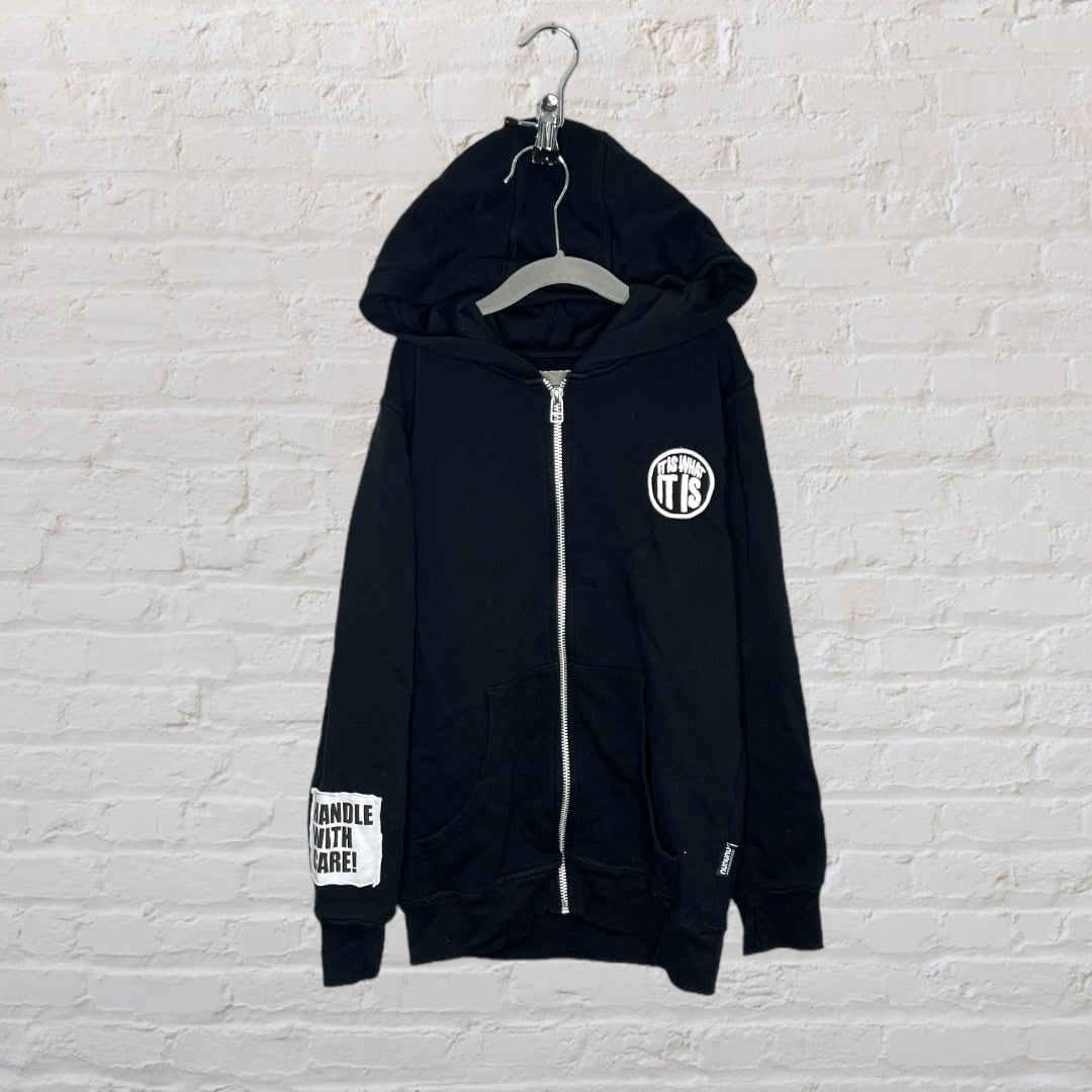 Nununu 'It Is What It Is' Zip Hoodie (8-9)