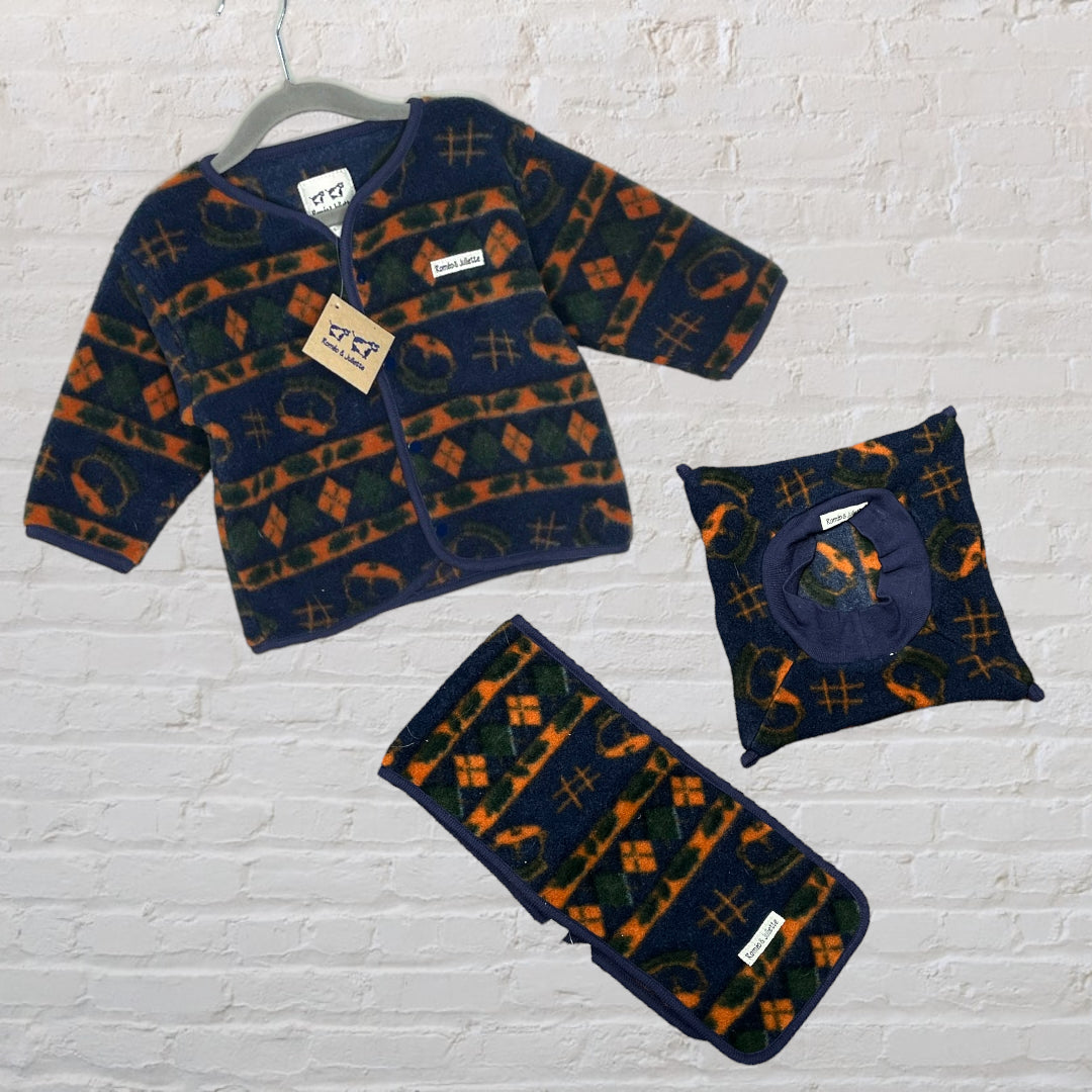 Romeo & Juliette Vintage Three-Piece Fleece Set (18M)