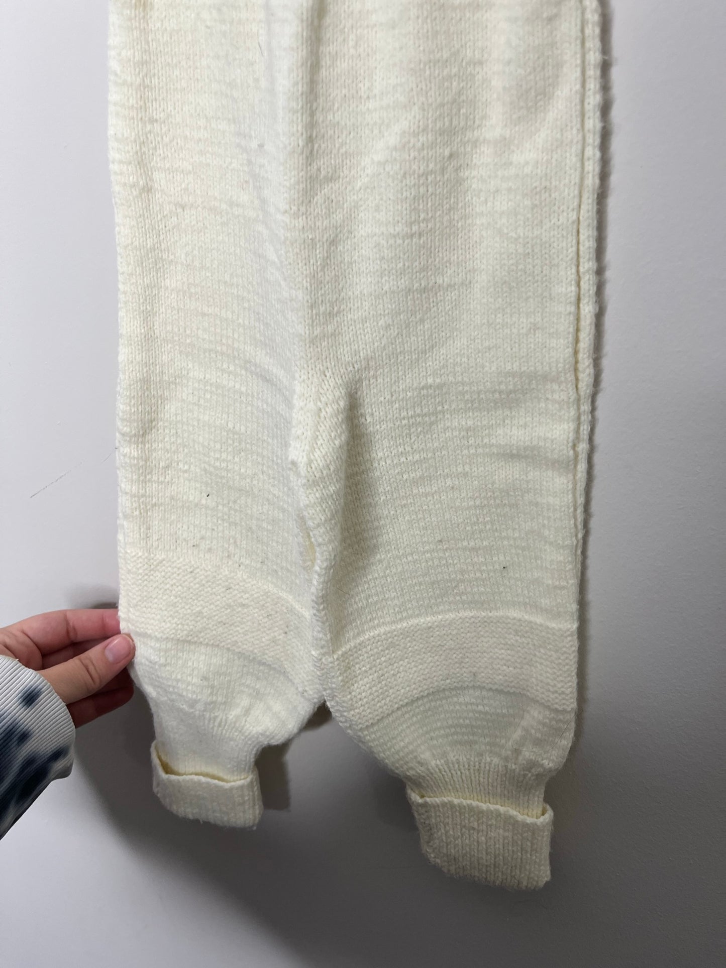 Handmade Vintage Knit Overalls (12M)*