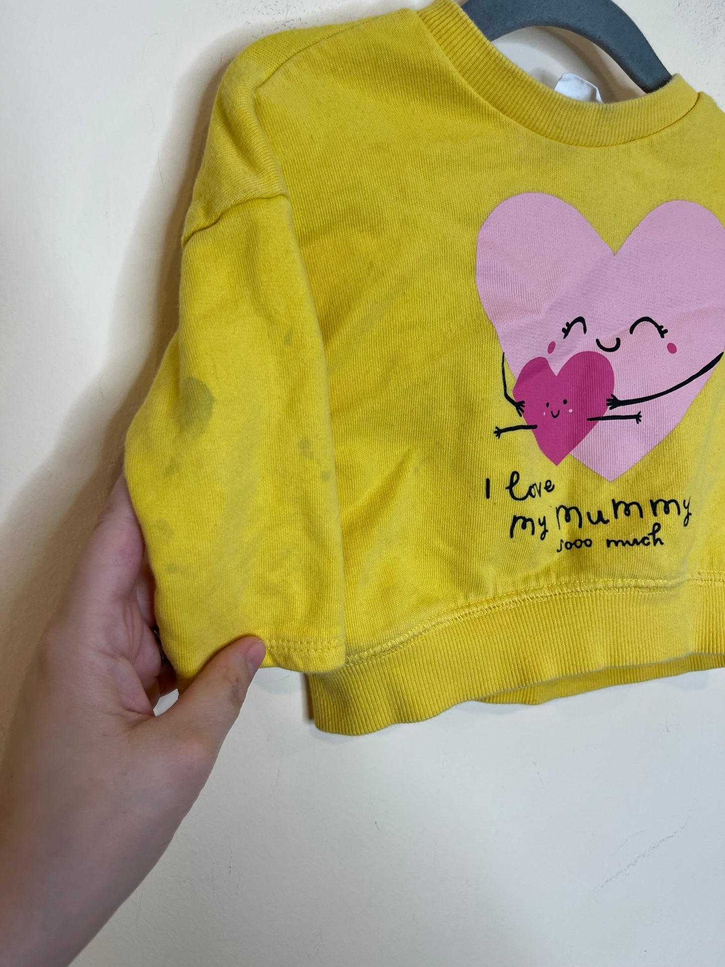 H&M 'I Love My Mummy' Sweater (6-9)