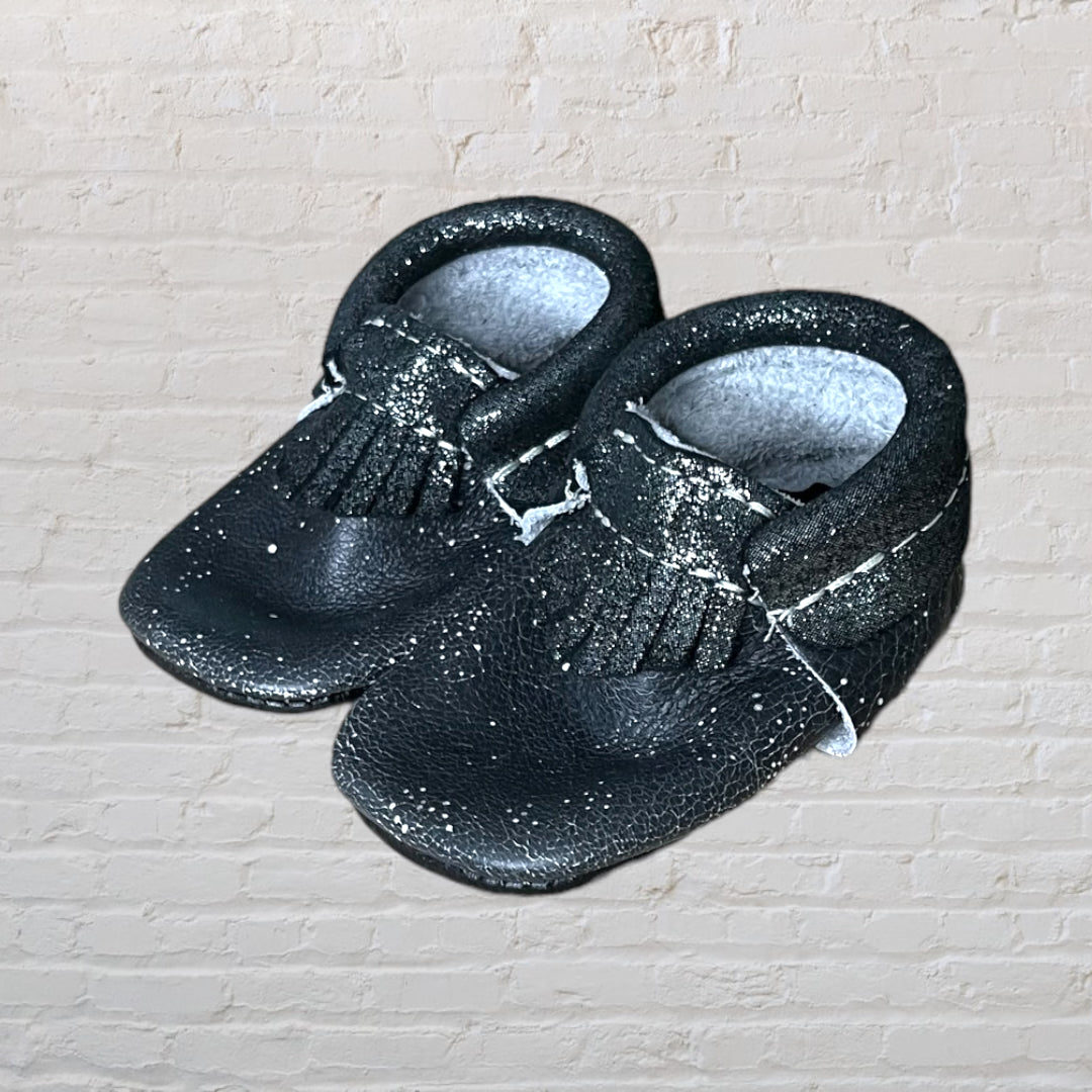 Freshly Picked x Star Wars 'May The Force Be With You' Leather Moccasins (2)