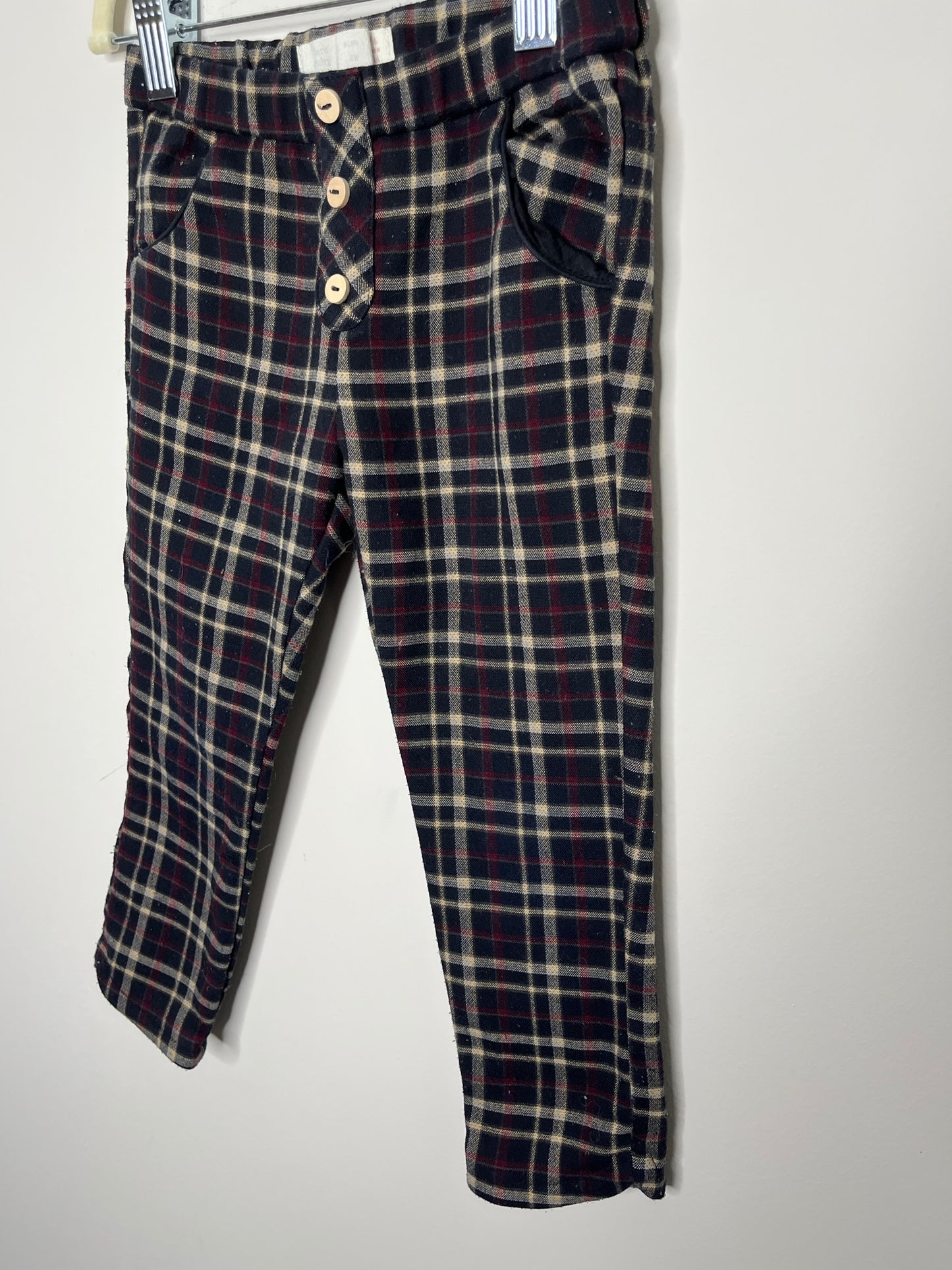 Zara Plaid Trousers (4T)