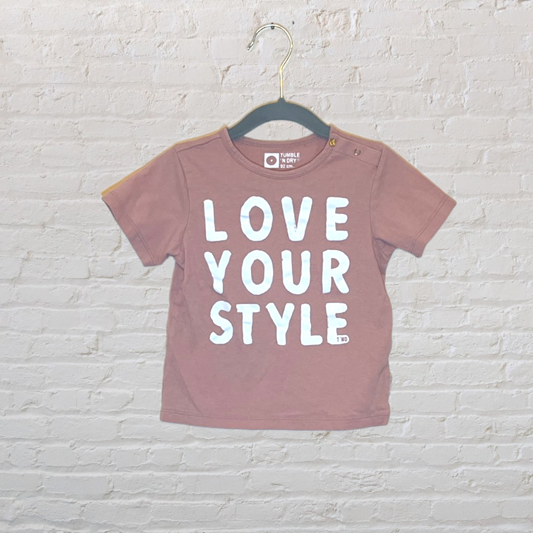 Tumble 'N Dry "Love Your Style" T-Shirt (2T)