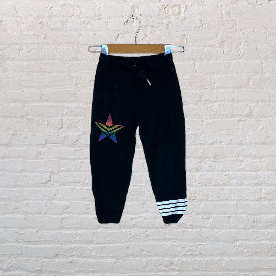 Flowers By Zoe Rainbow Star Joggers - 4T