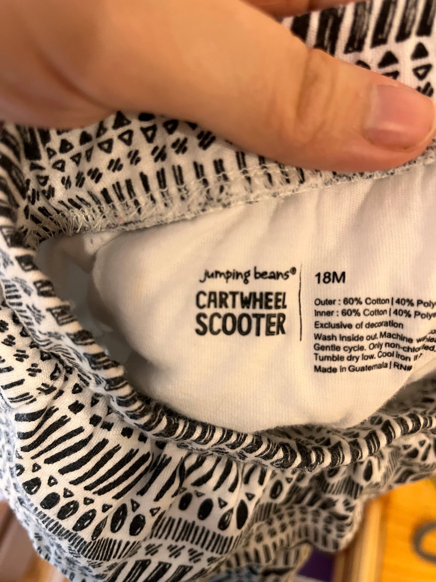 Jumping Beans x Cartwheel Scooter Patterned Tiered Skirt (18M)