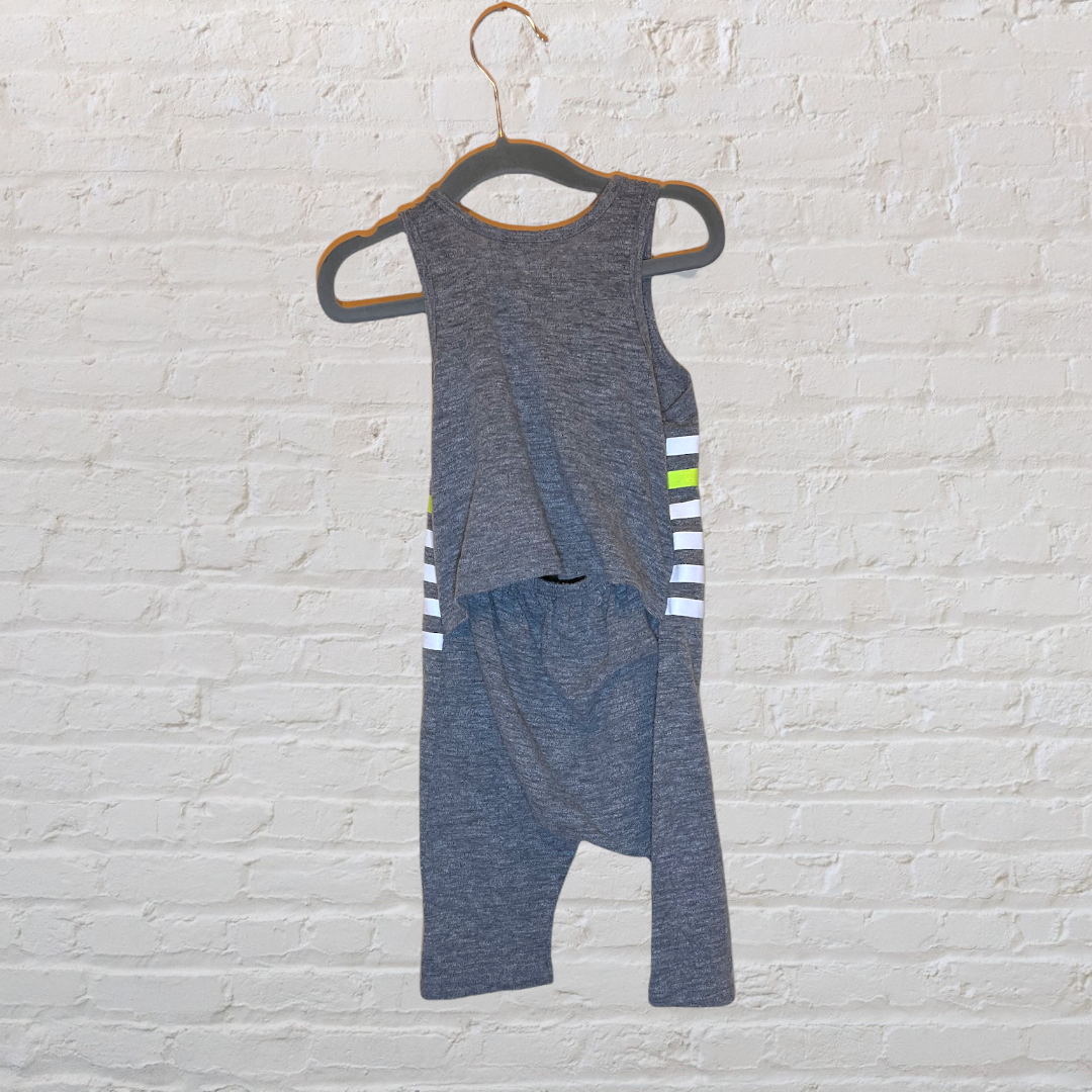 Joah Love Striped Romper (3-6)*