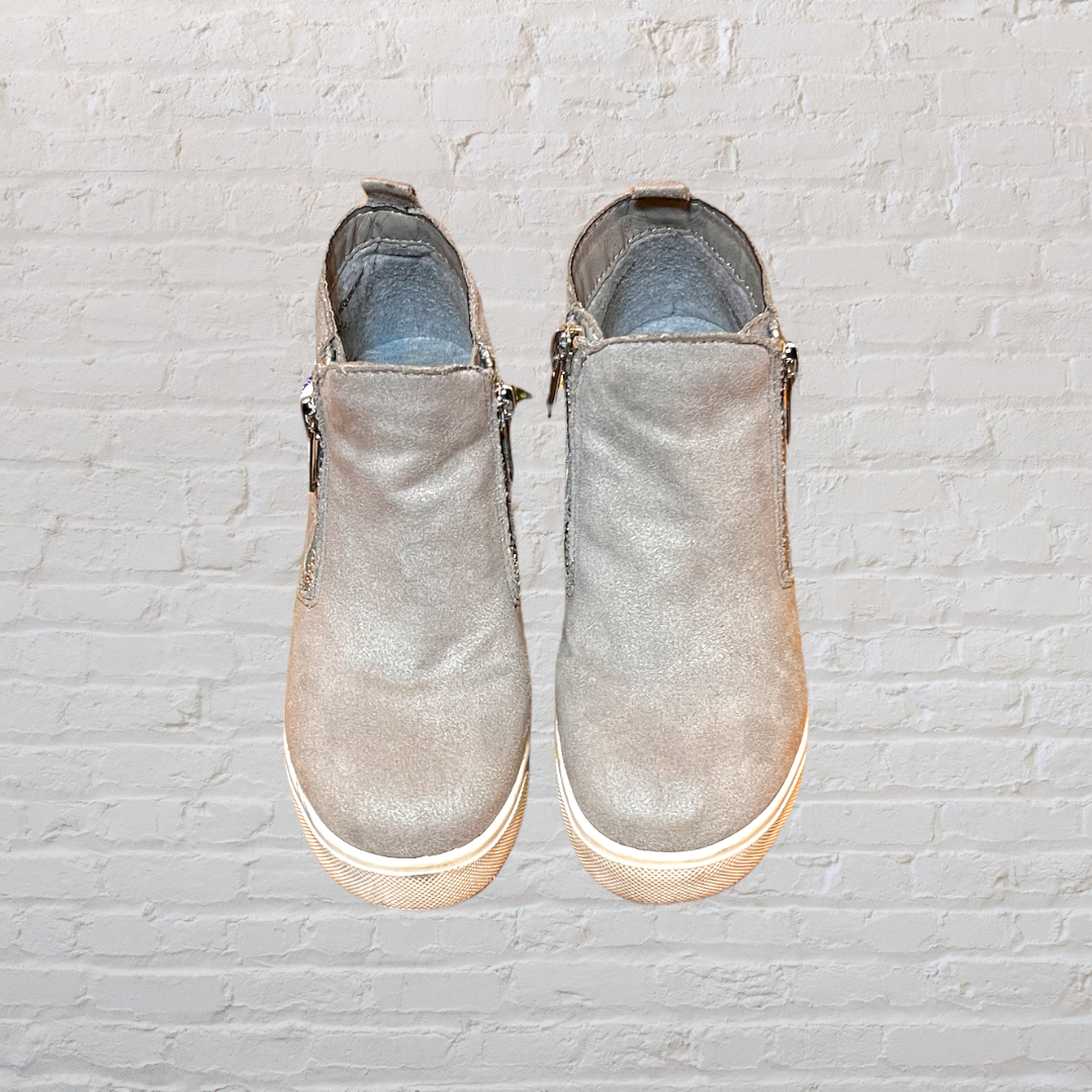 Soda Faux Suede Zip Booties (13)