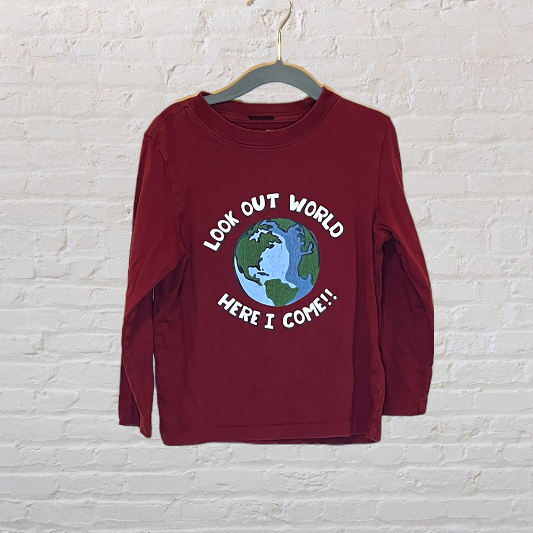 Roots "Look Out World, Here I Come" Long-Sleeve (4T)