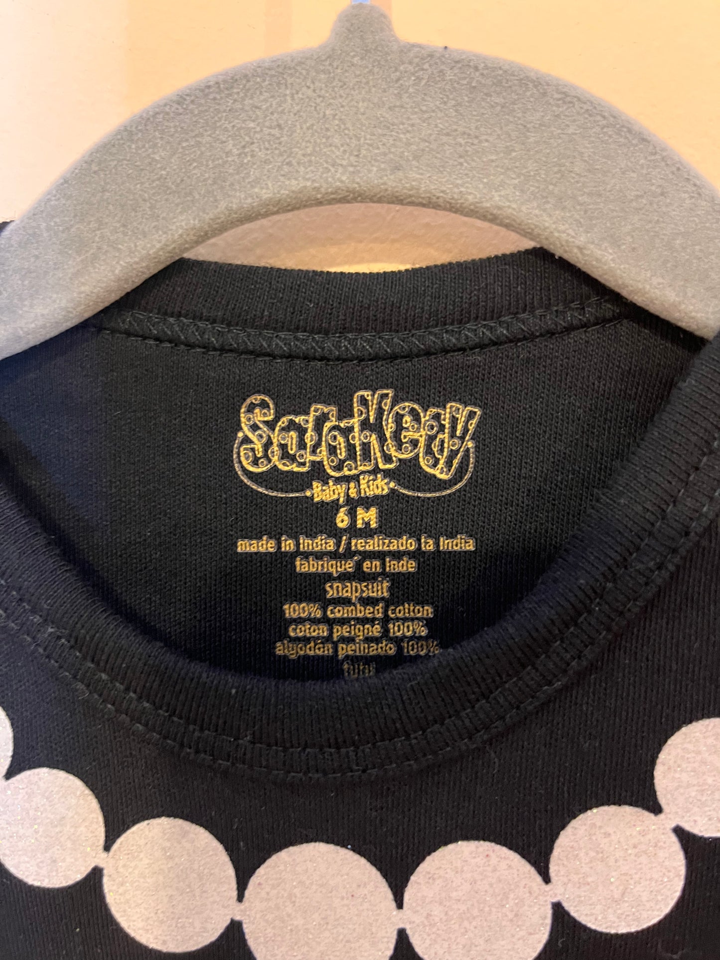 Sara Kety "My Little Black Dress" Tutu Onesie (6M)