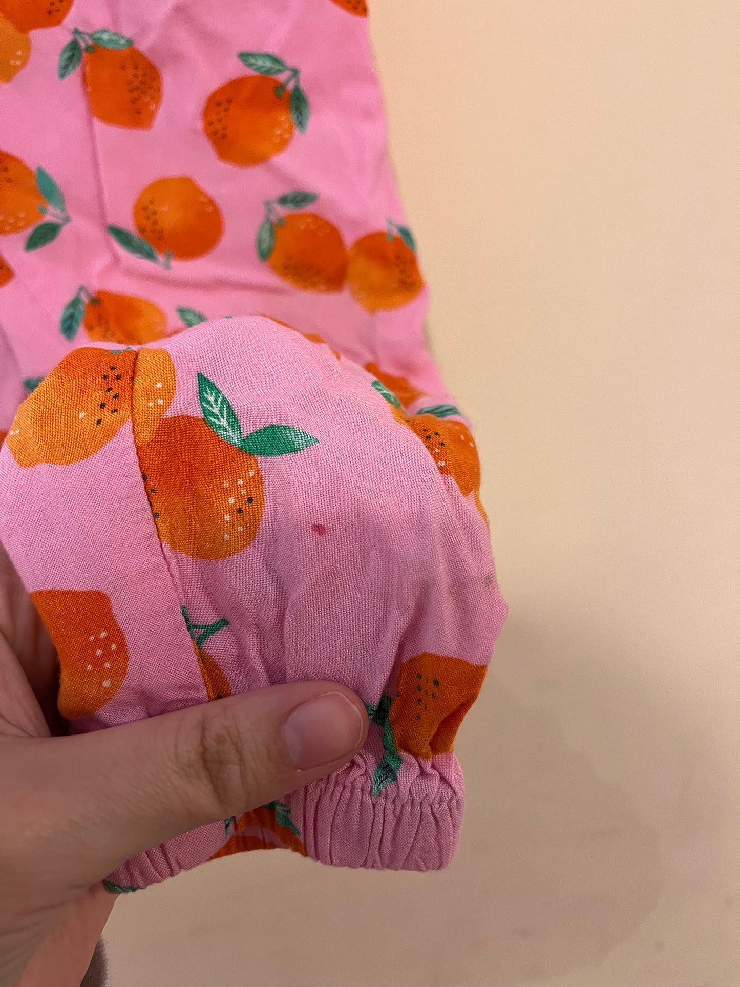 H&M Flowy Orange Joggers (4T)
