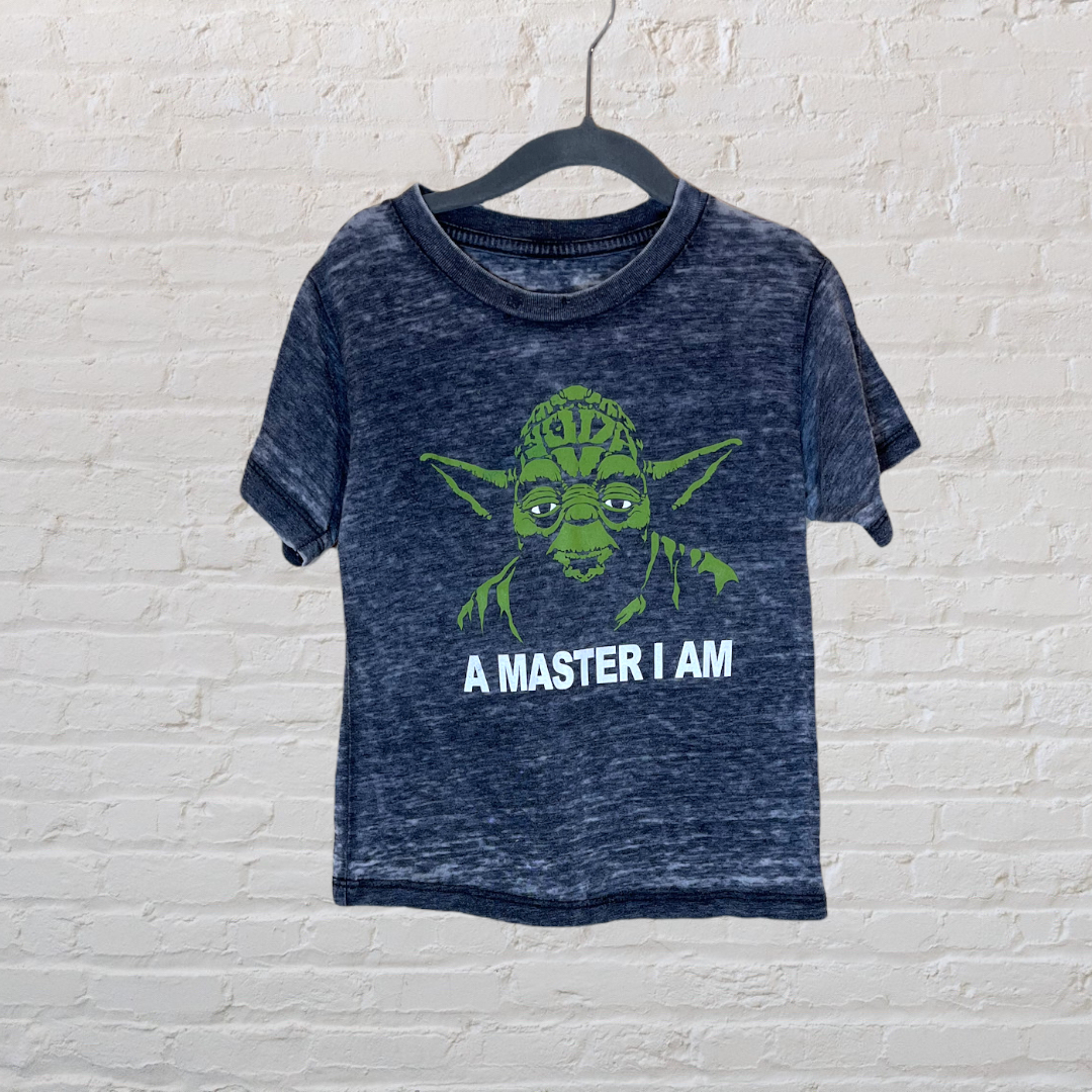 Star Wars "A Master I Am" Yoda Marled T-Shirt (3T)