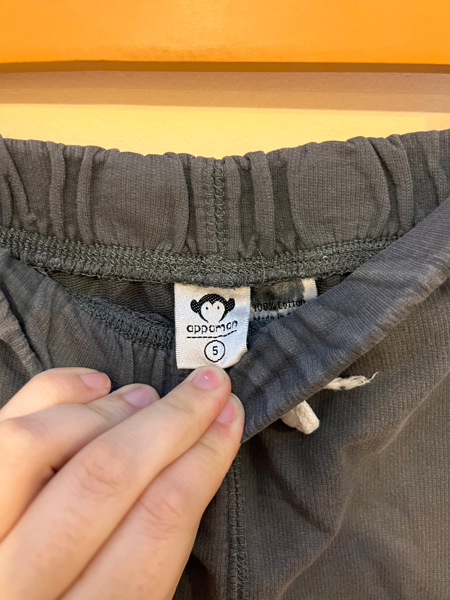 Appaman Logo Sweat Shorts (5T)