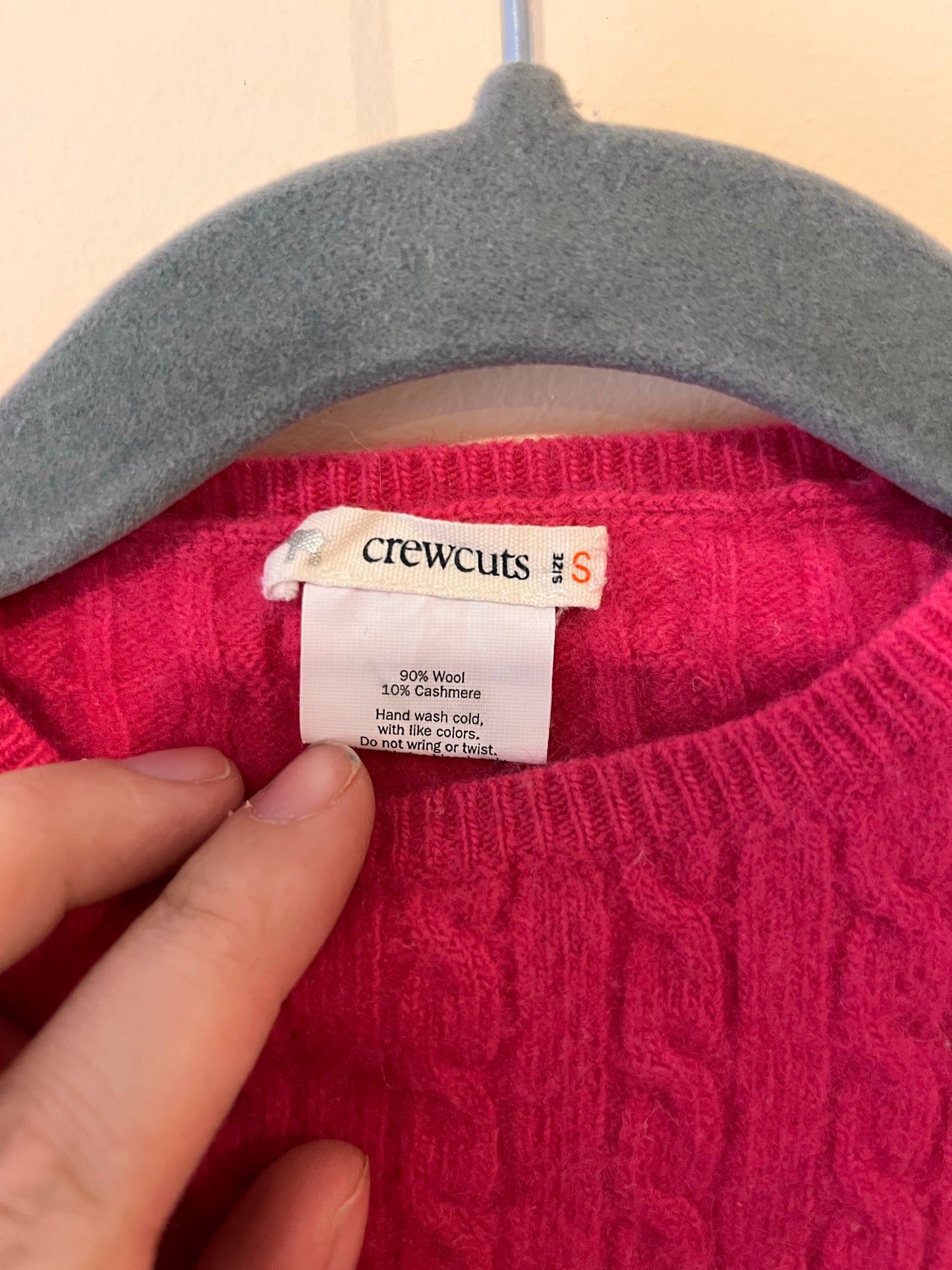 Crewcuts Knit Wool/Cashmere Sweater (18M)