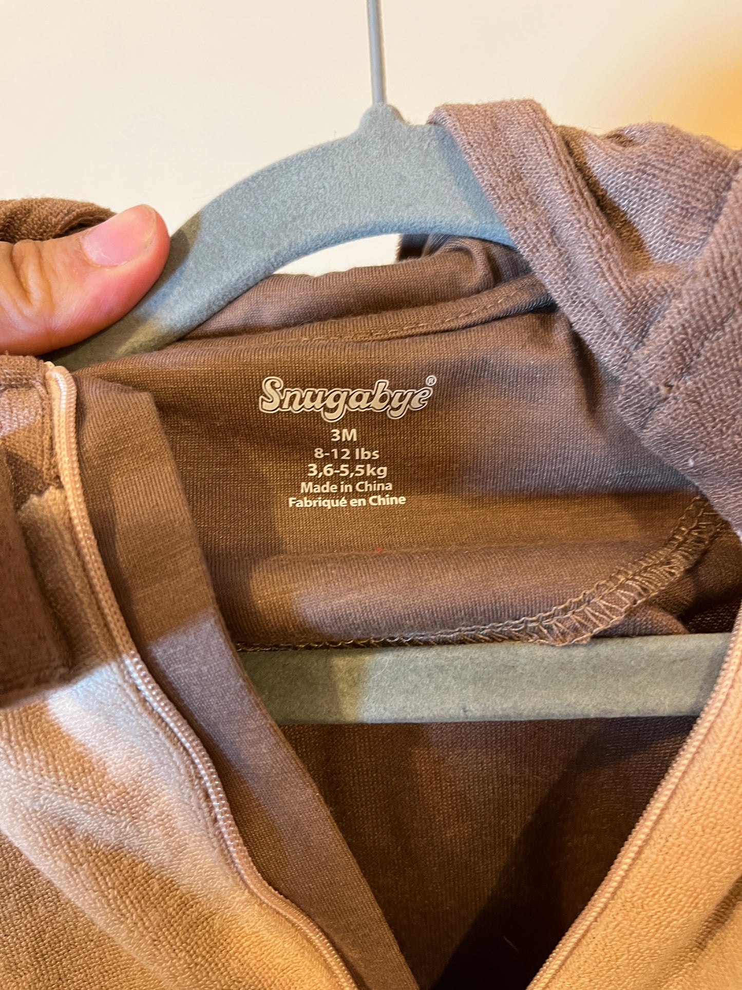 Snugabye Hooded Bear Costume/Sleeper (3M)