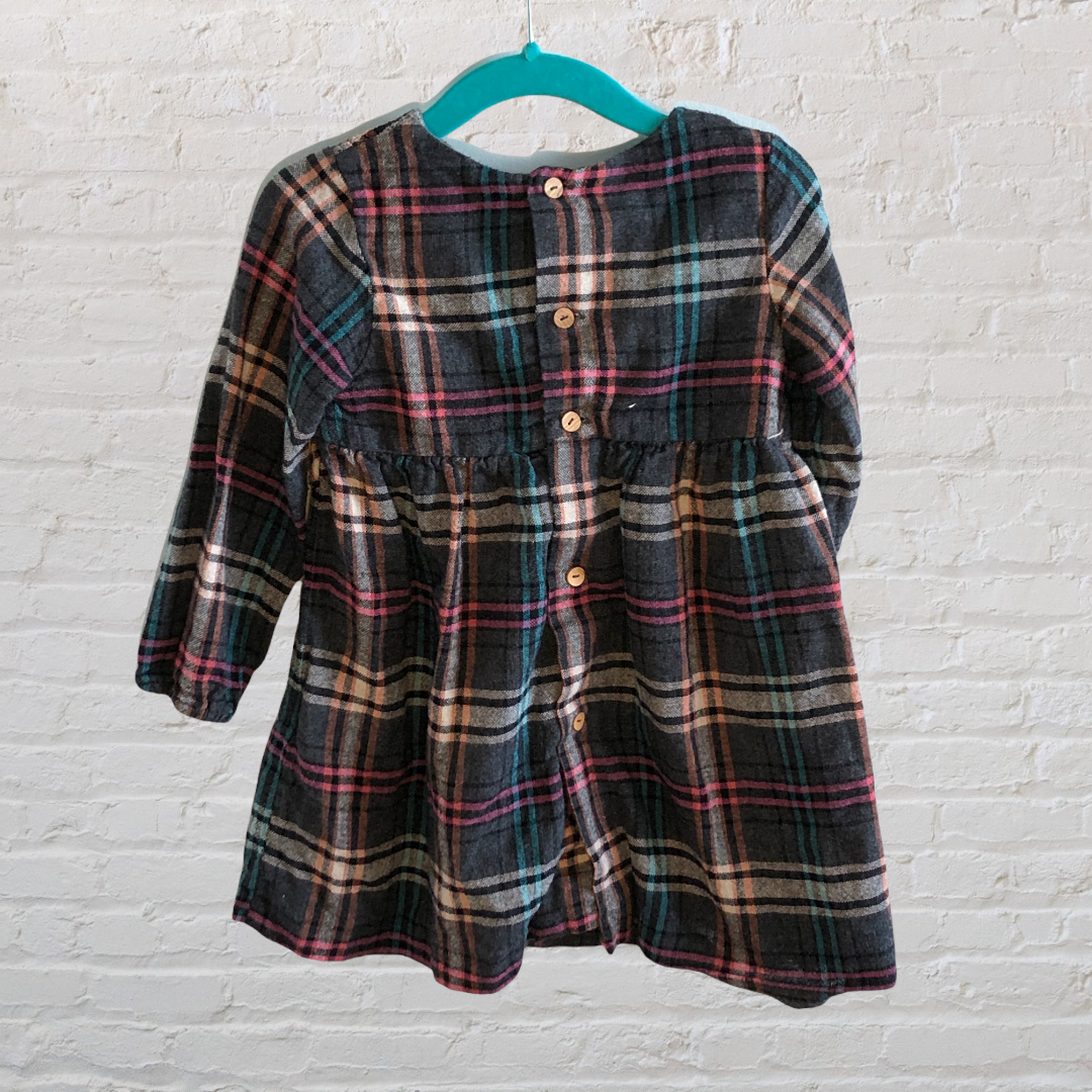 Zara Plaid Ruffle Dress (4T)