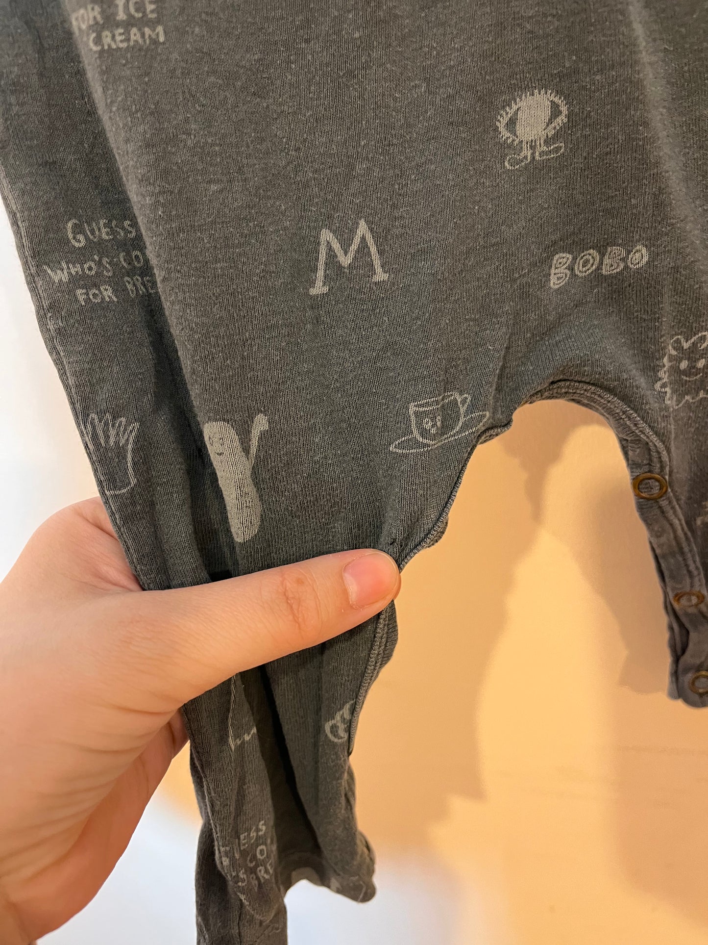 Bobo Choses Breakfast & Ghosts Romper (12-18)