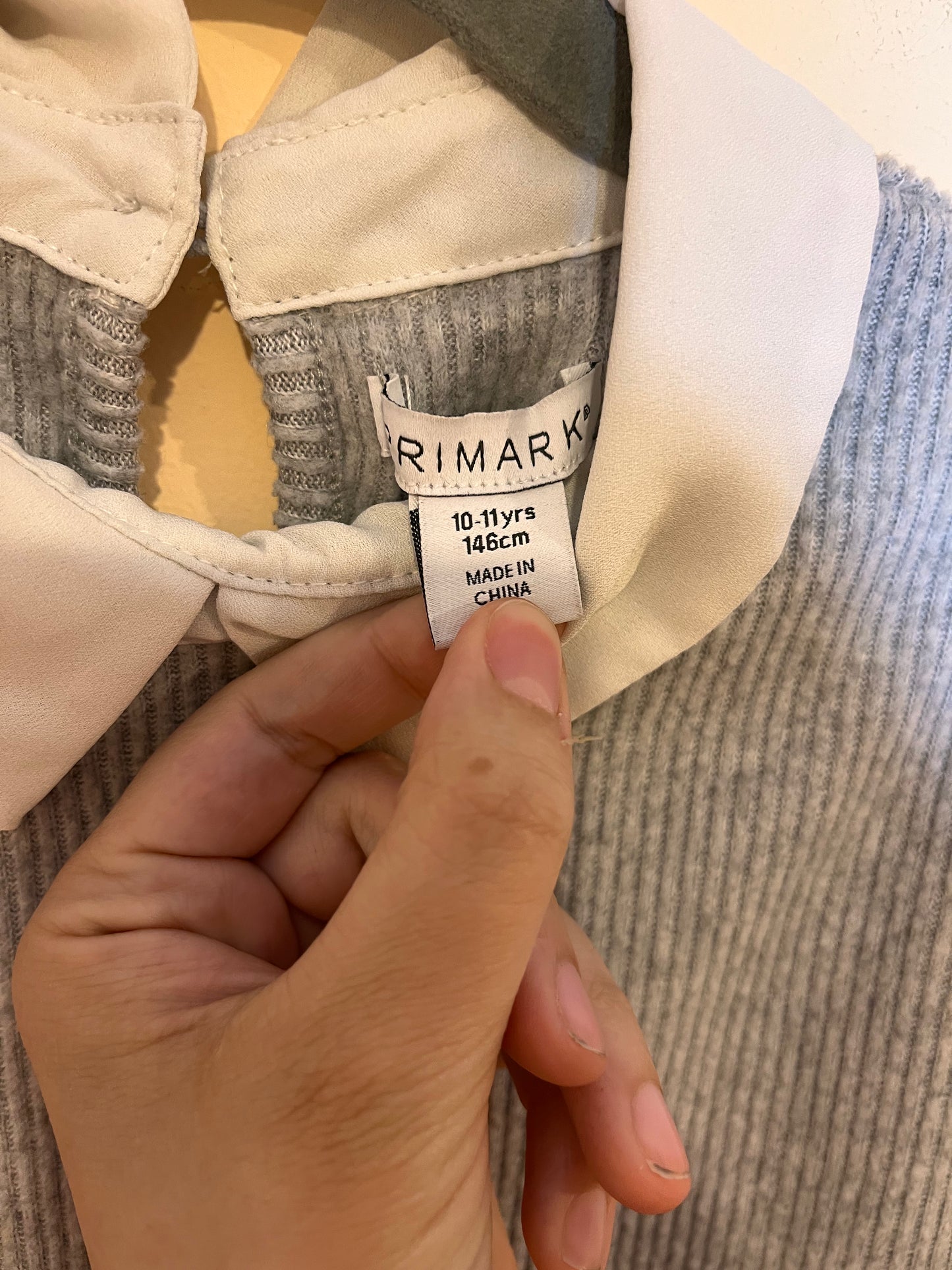 Primark Ribbed Collared Sweater (10-12)