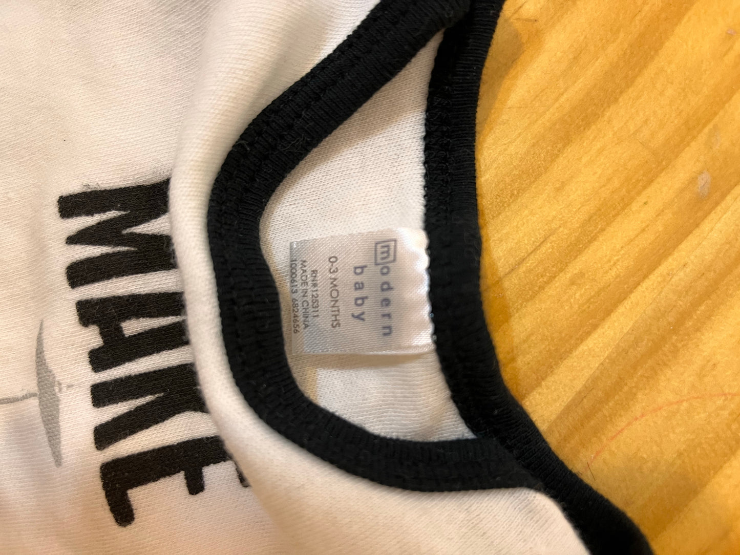 Modern Baby "Make Some Noise" Onesie (0-3)