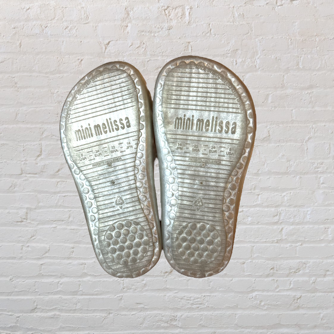 Mini Melissa Flower Heart Jelly Sandals (8)