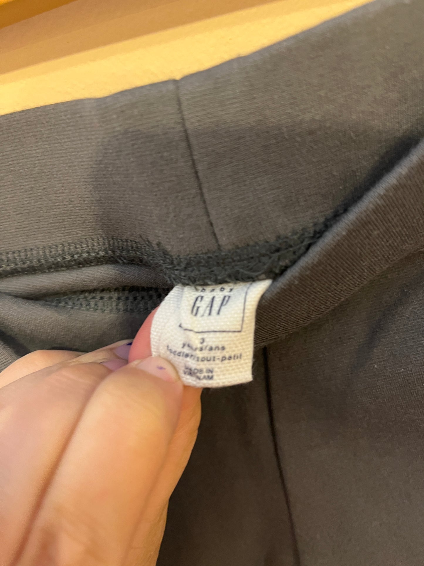 Gap Faux Leather Panel Leggings (3T)