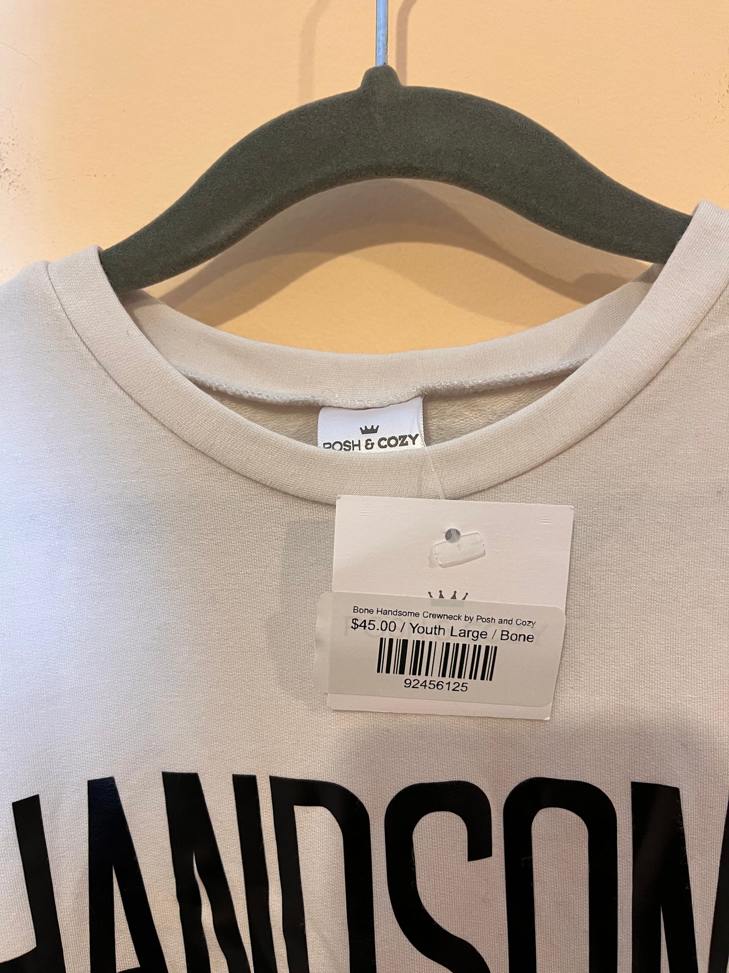 NEW! Posh & Cozy "Handsome" Crewneck (9-10)