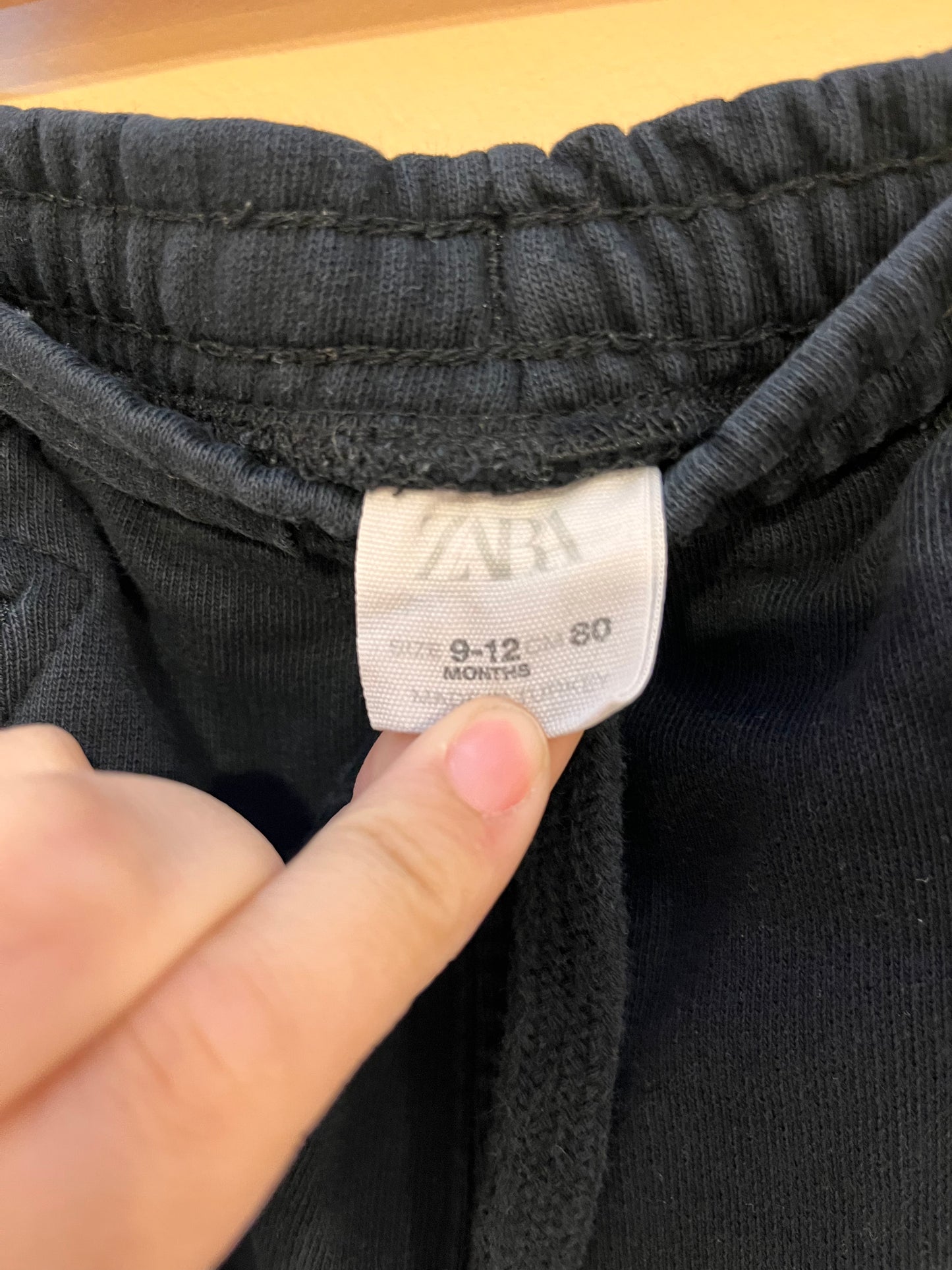 Zara Ribbed Knee Moto Joggers (9-12)