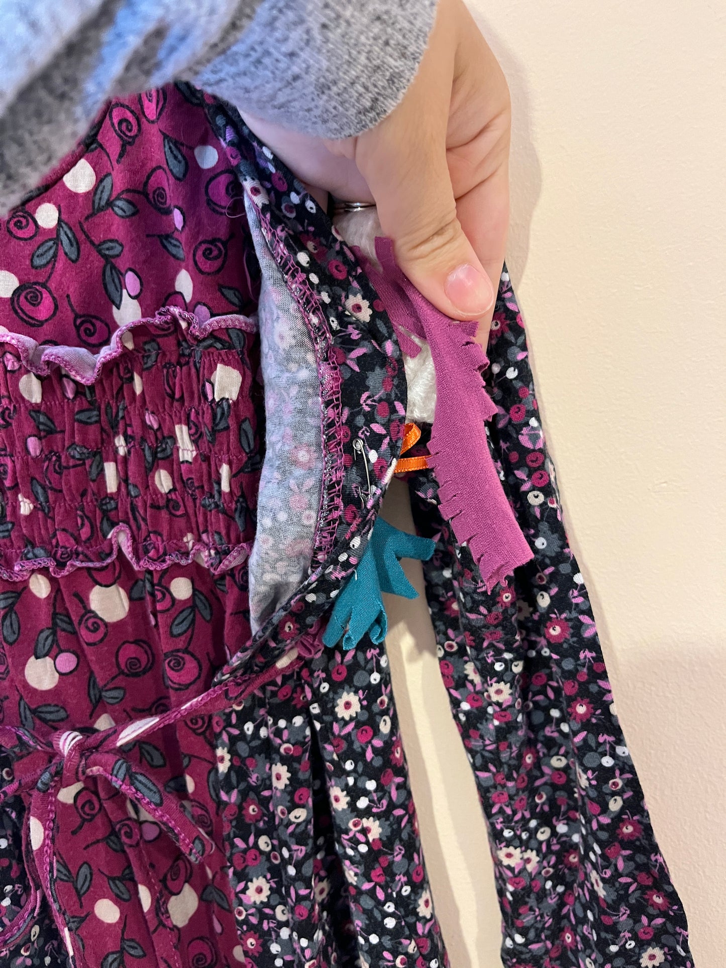 Fiorenza Amadori Flowy Floral Cardigan Dress (4T)