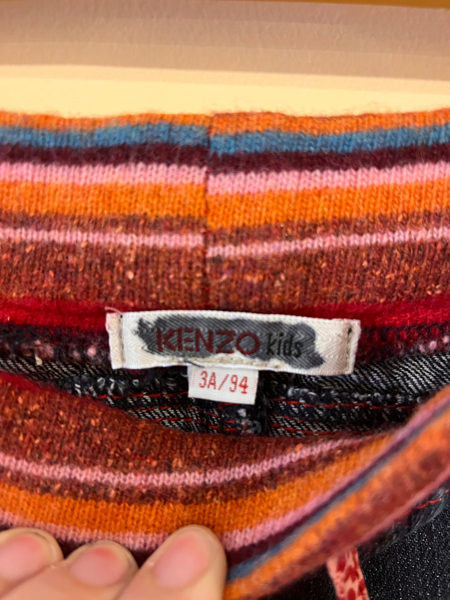 Kenzo Denim Skirt (3T)