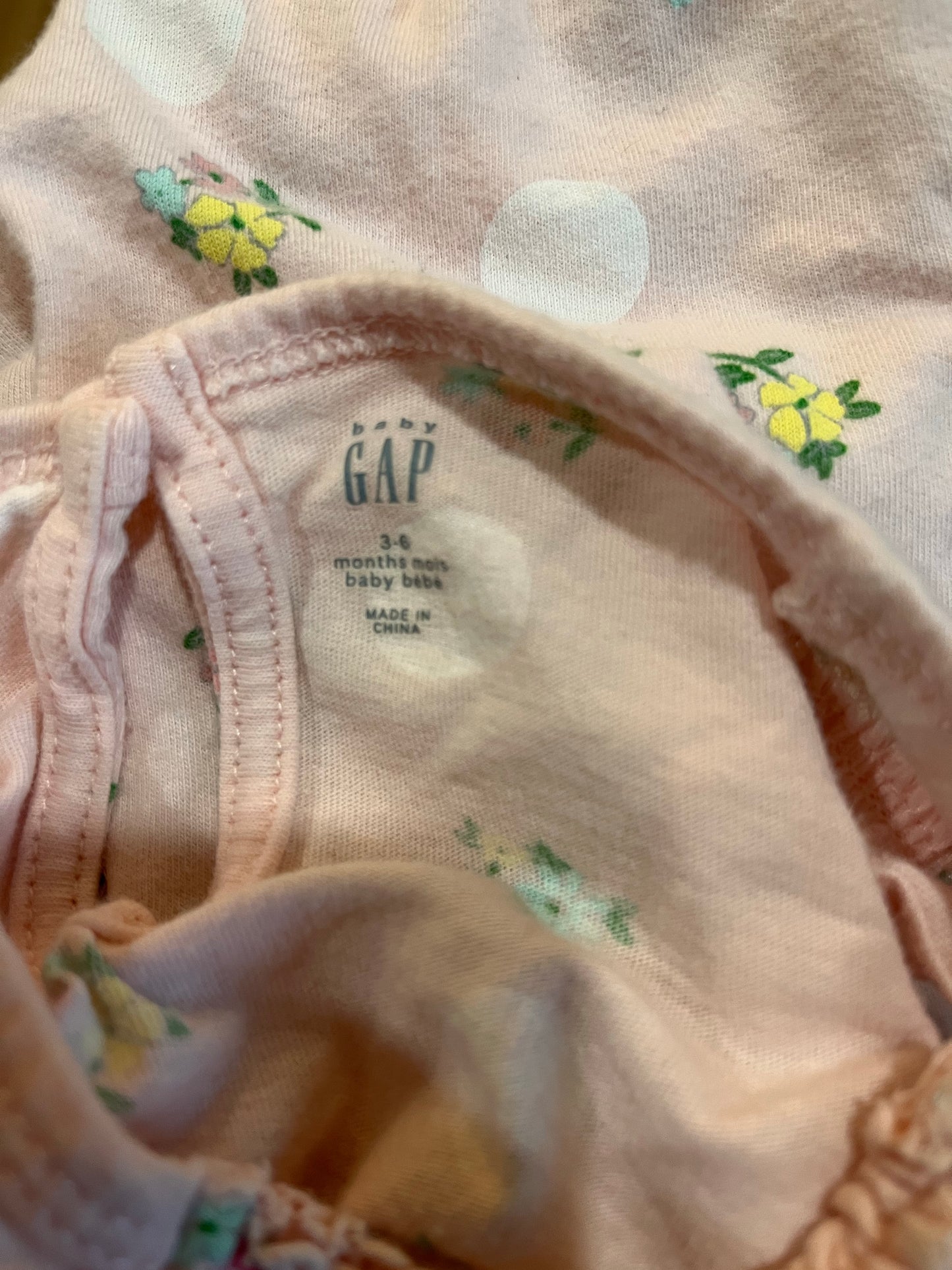Gap Floral Polka Dot Romper (3-6)