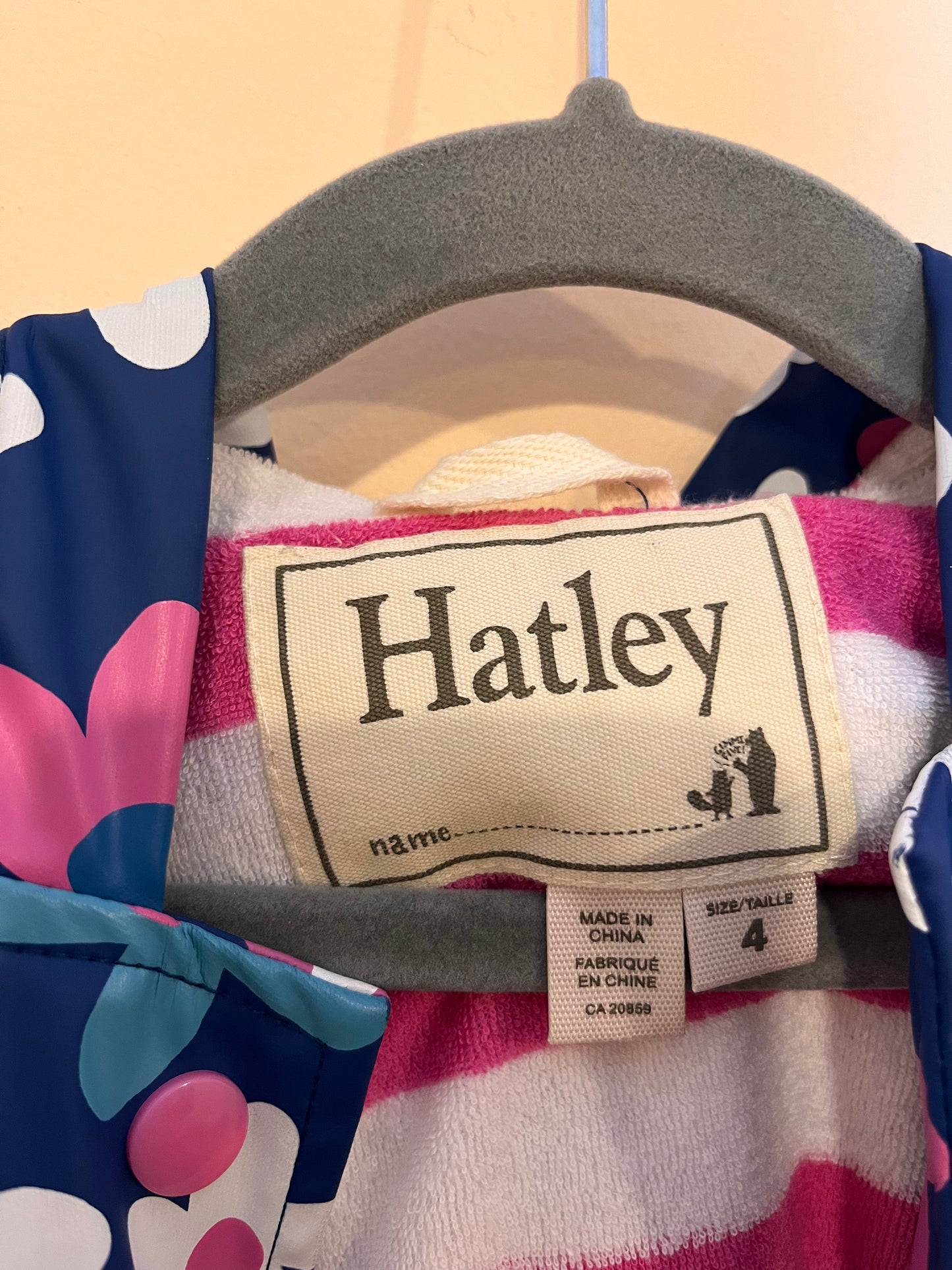 Hatley Floral Raincoat (4T)