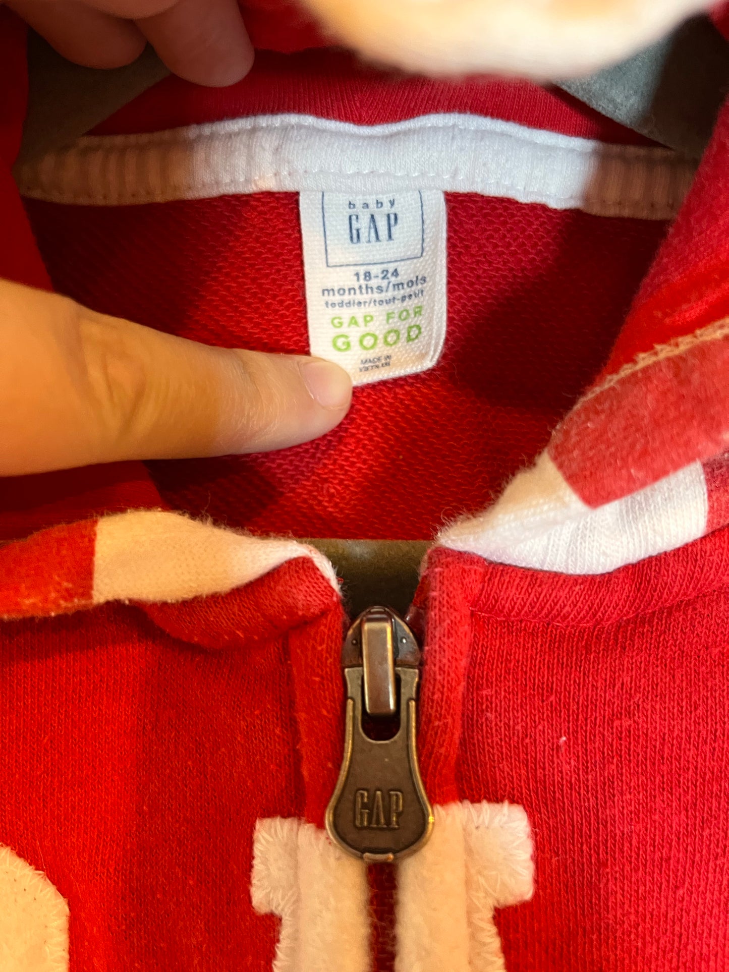 Gap Maple Leaf Hoodie (18-24)