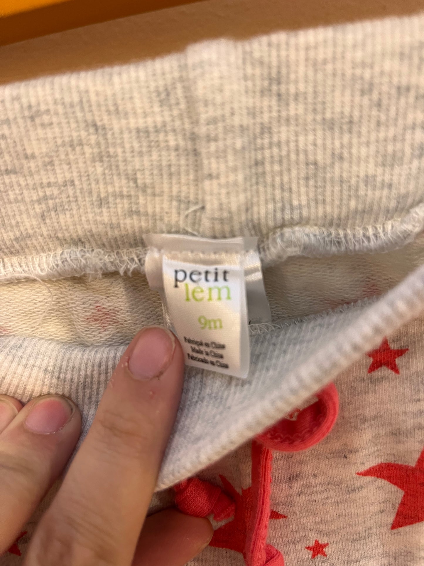 Petit Lem Star Joggers (9M)