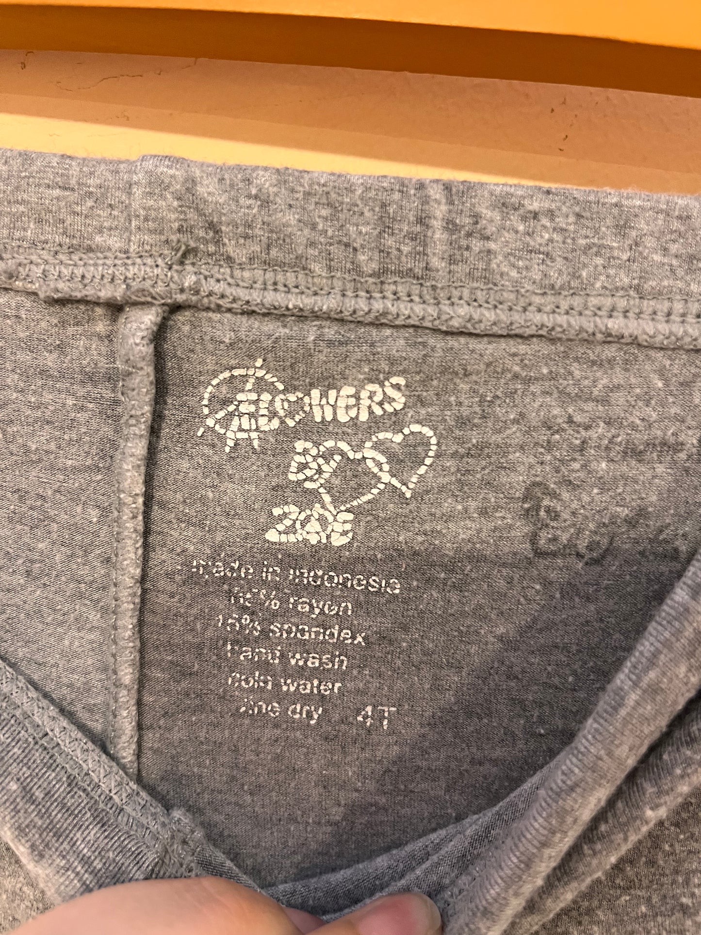 Flowers By Zoe Peace Sign Heart Leggings (3T)