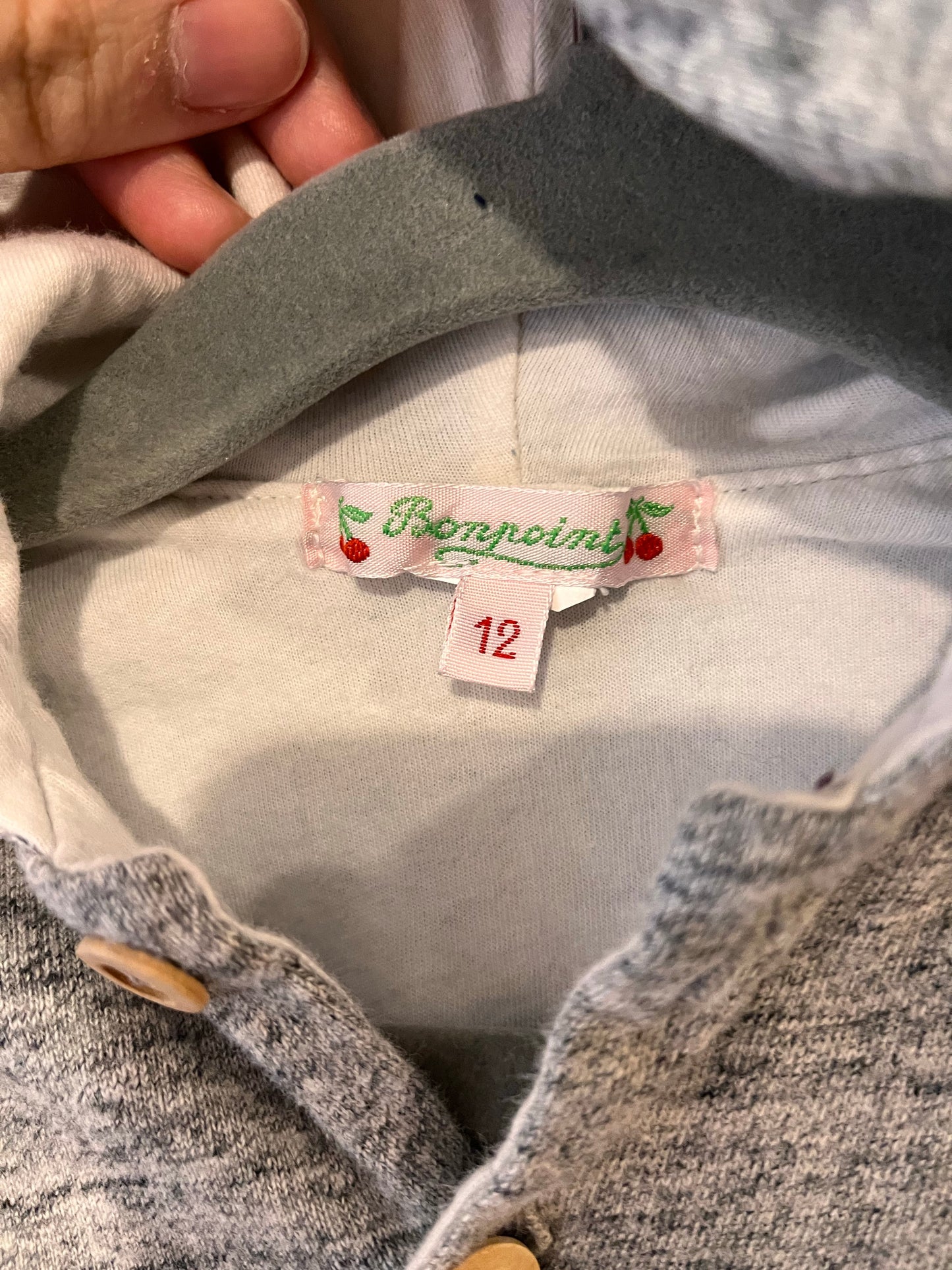 Bonpoint Button-Up Cardigan (12M)