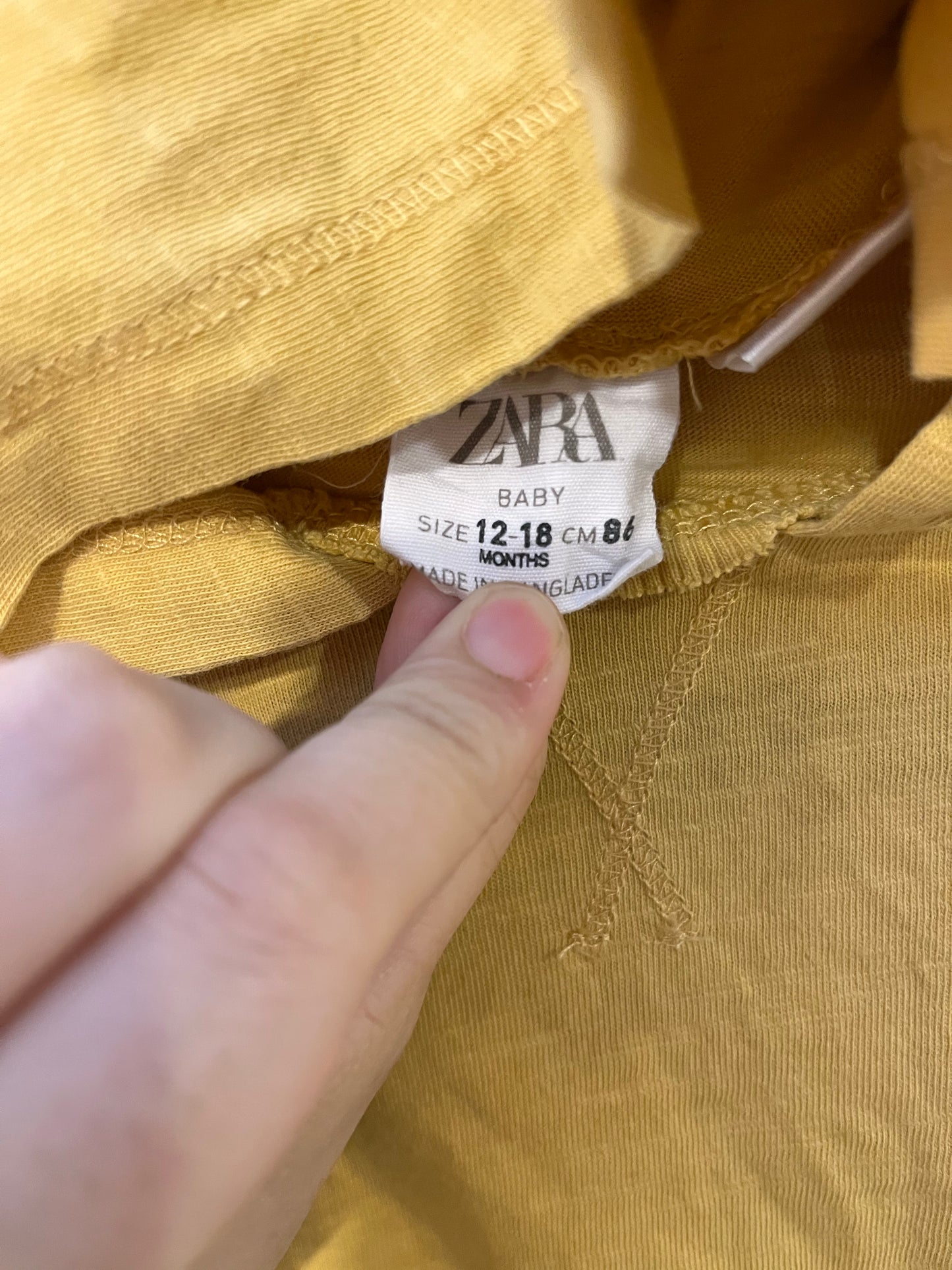 Zara Hooded Pocket T-Shirt (12-18)