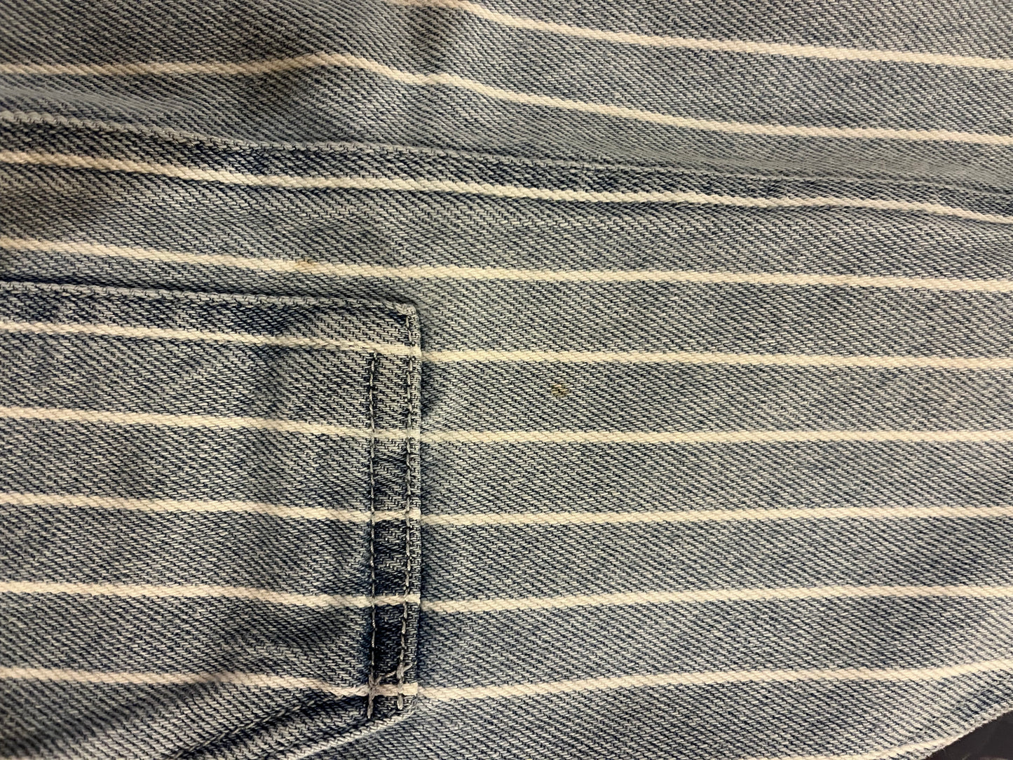 Denim & Co. Pinstripe Overall Dress (5-6)